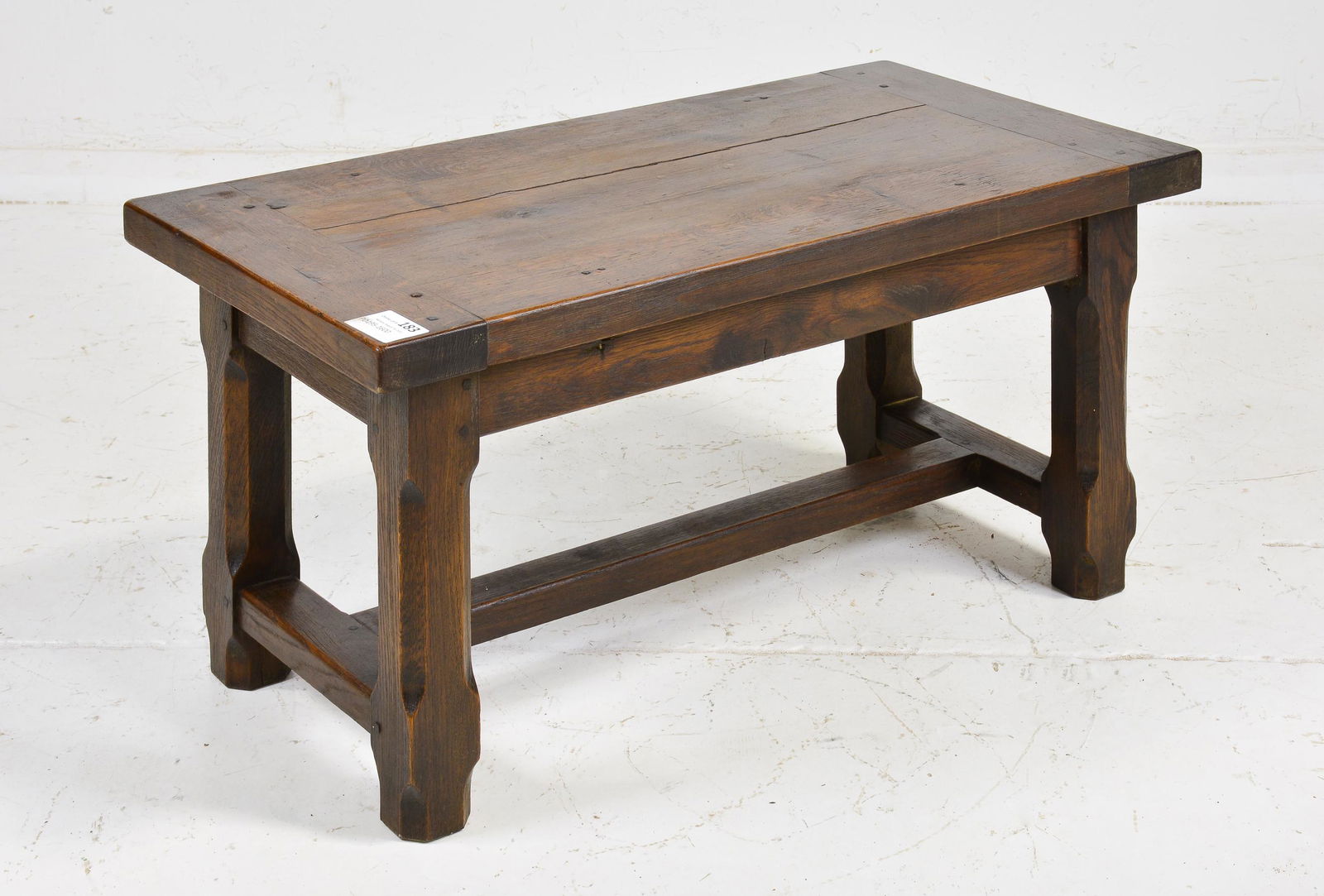 Rustic Heavy Oak Coffee Table (1 of 3)