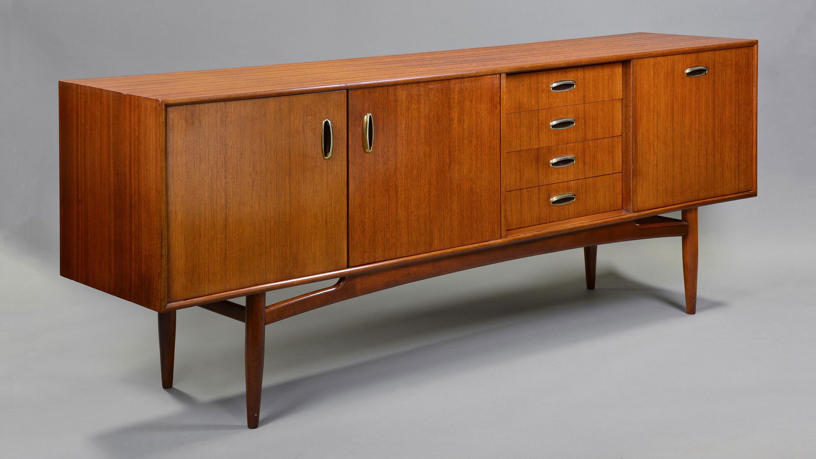 Large Mid Century Sideboard - Brass Handles - G-Plan (1 of 9)