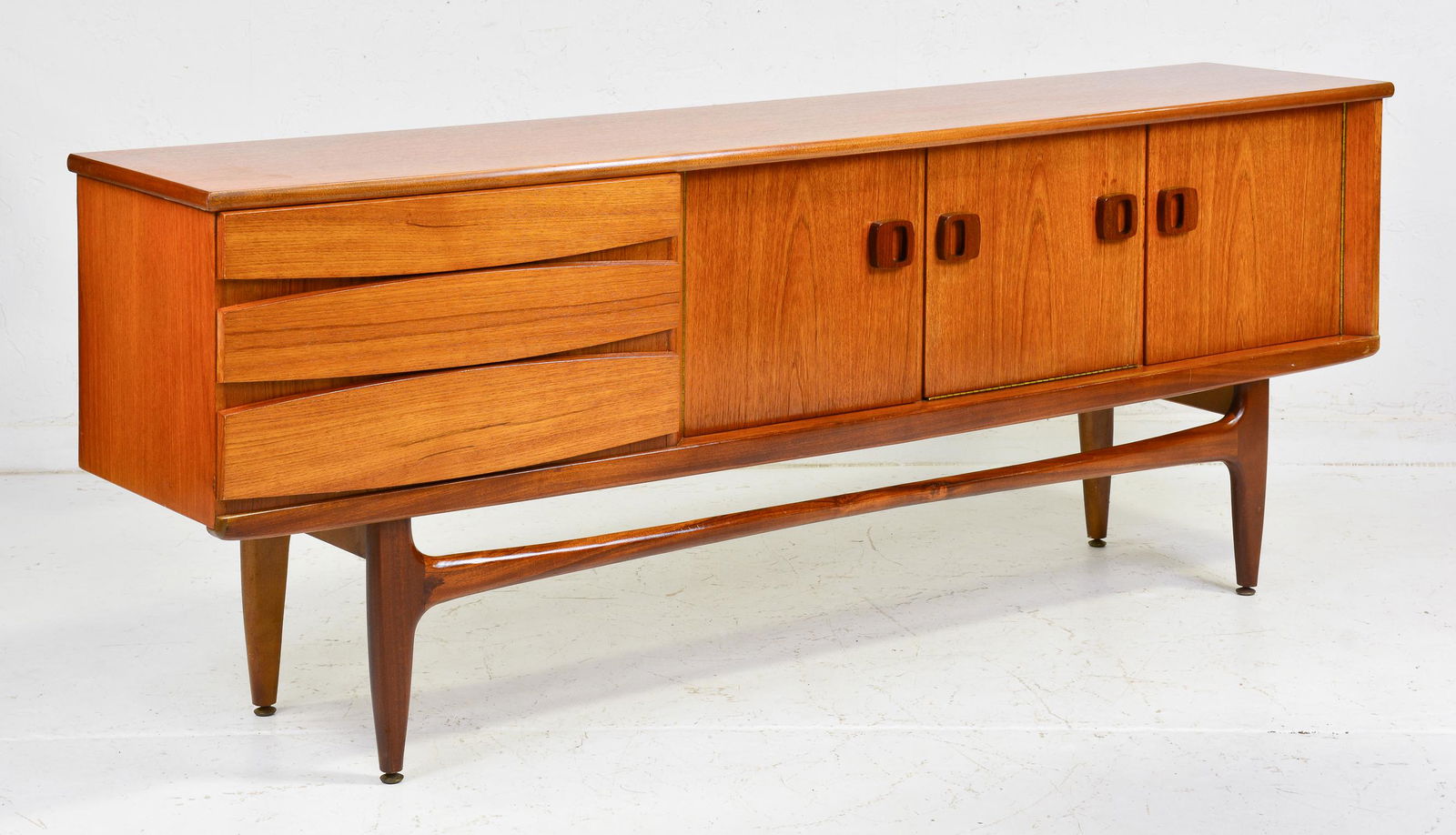Mid Century Teak Sideboard - Open Stretcher (1 of 7)