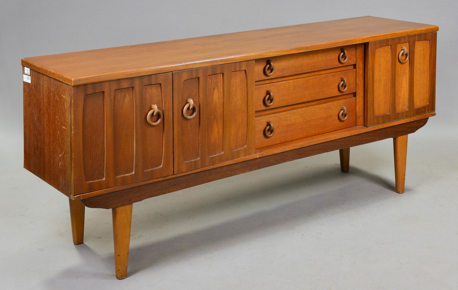 Mid Century Modern Teak Sideboard With Ring Pulls (1 of 6)