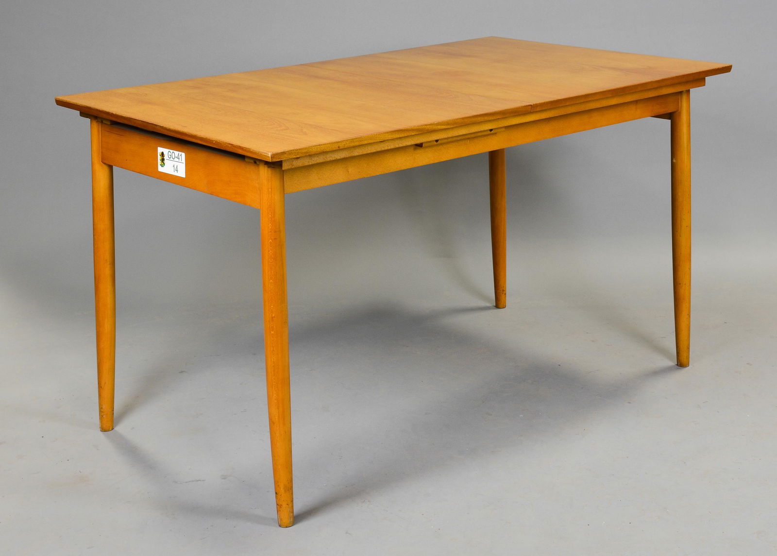 Mid Century Modern Triple Leaf Dining Table (1 of 4)