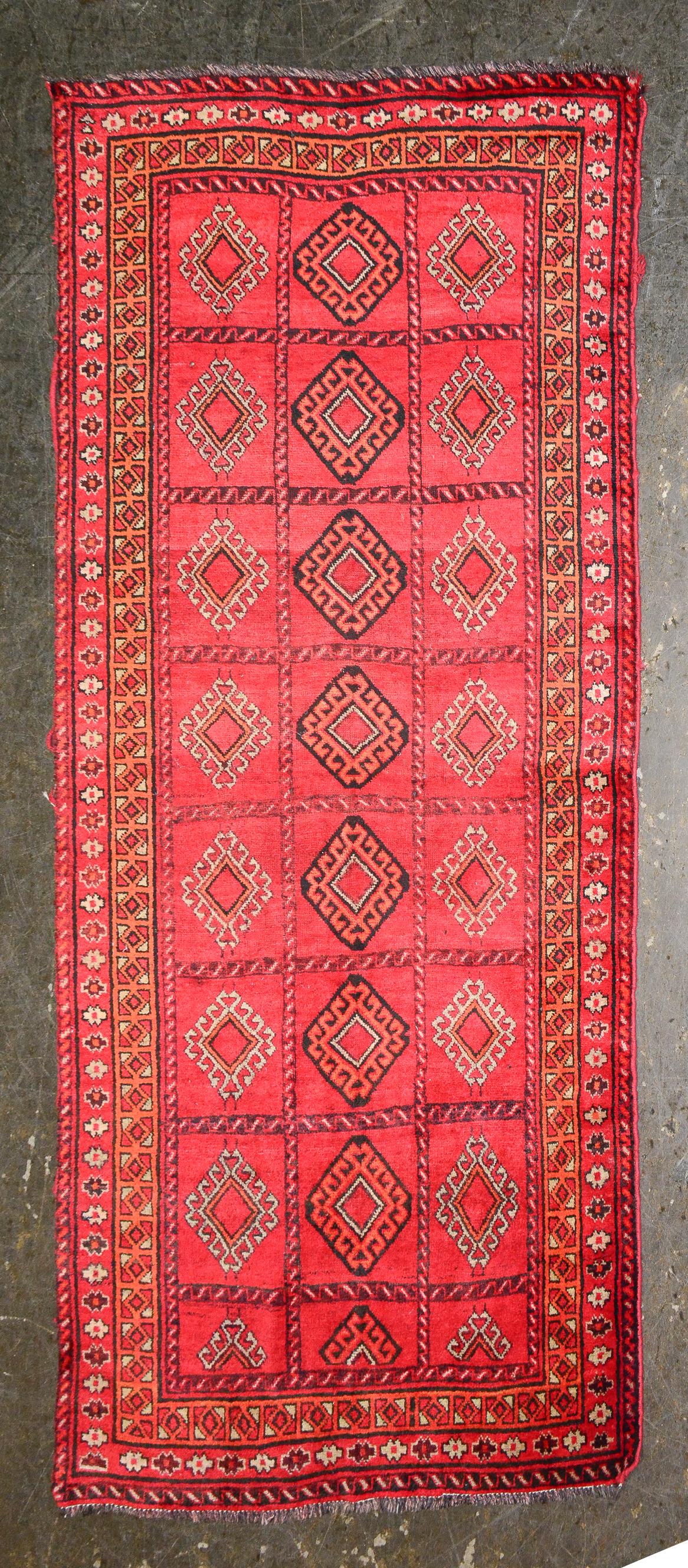 Persian Shiraz Hand Knotted Gallery Runner 9'10 x 4'8 (1 of 9)