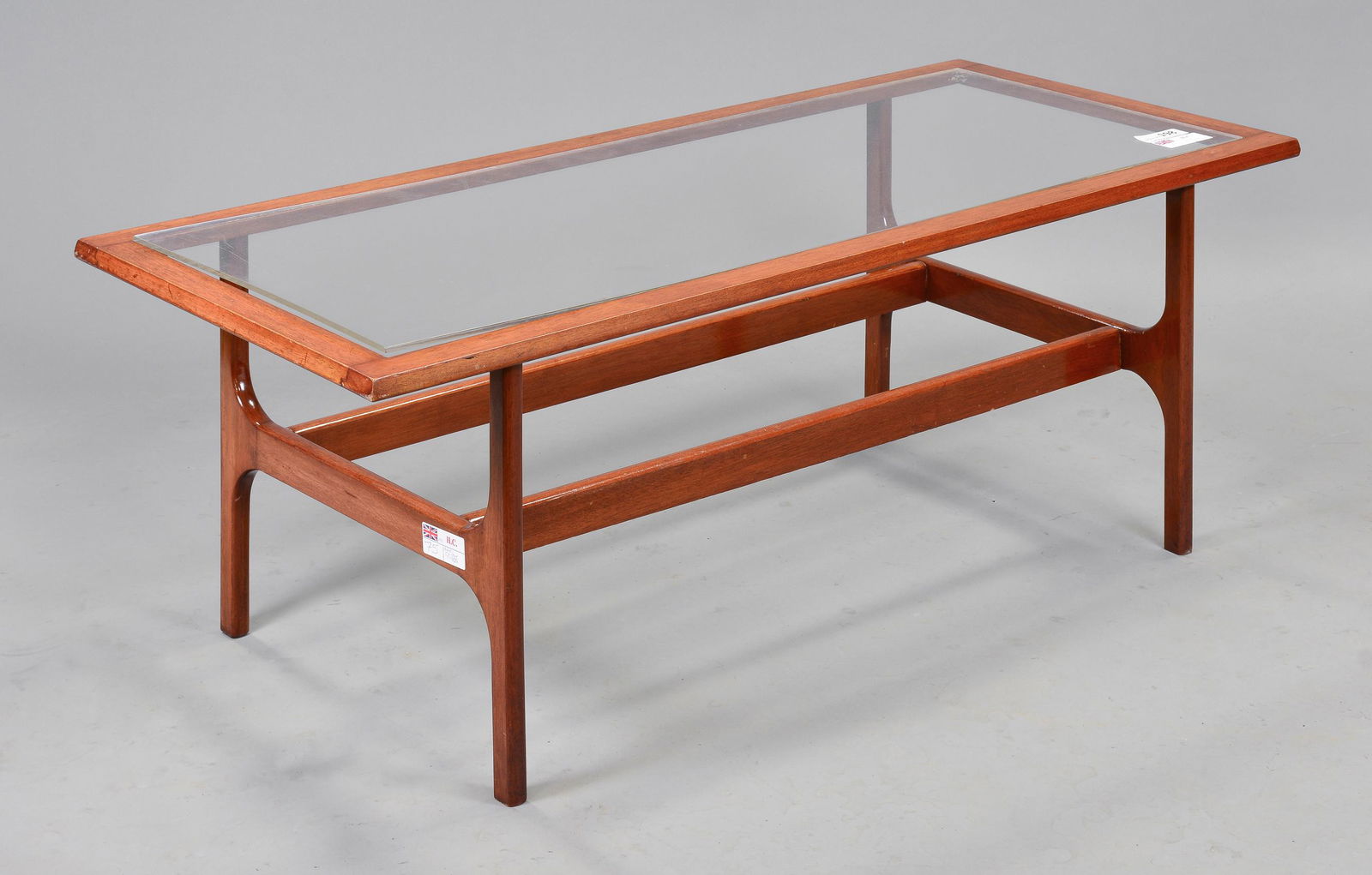 Mid Century Rectangular Plastic Top Coffee Table (1 of 3)