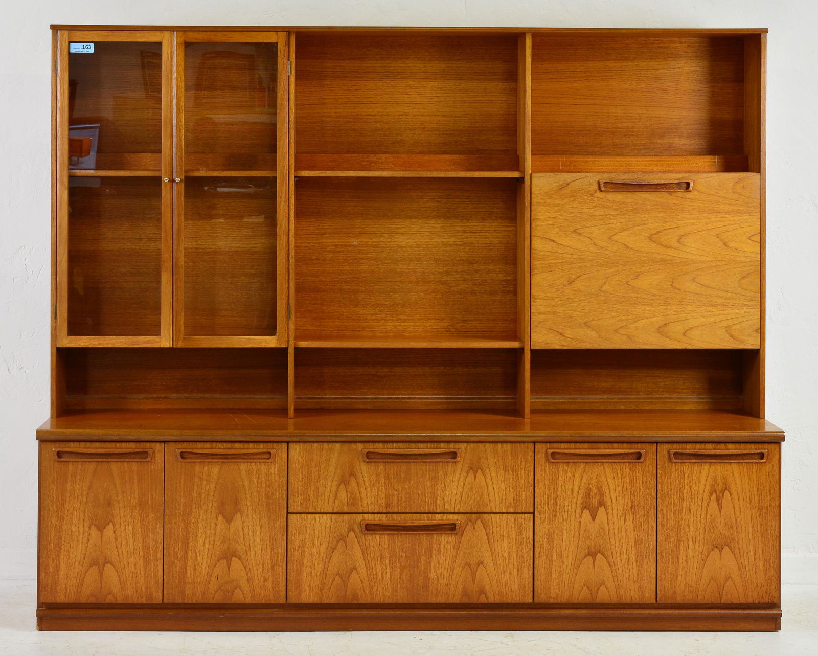 Large Mid Century Cocktail Cabinet / Bookcase (1 of 7)