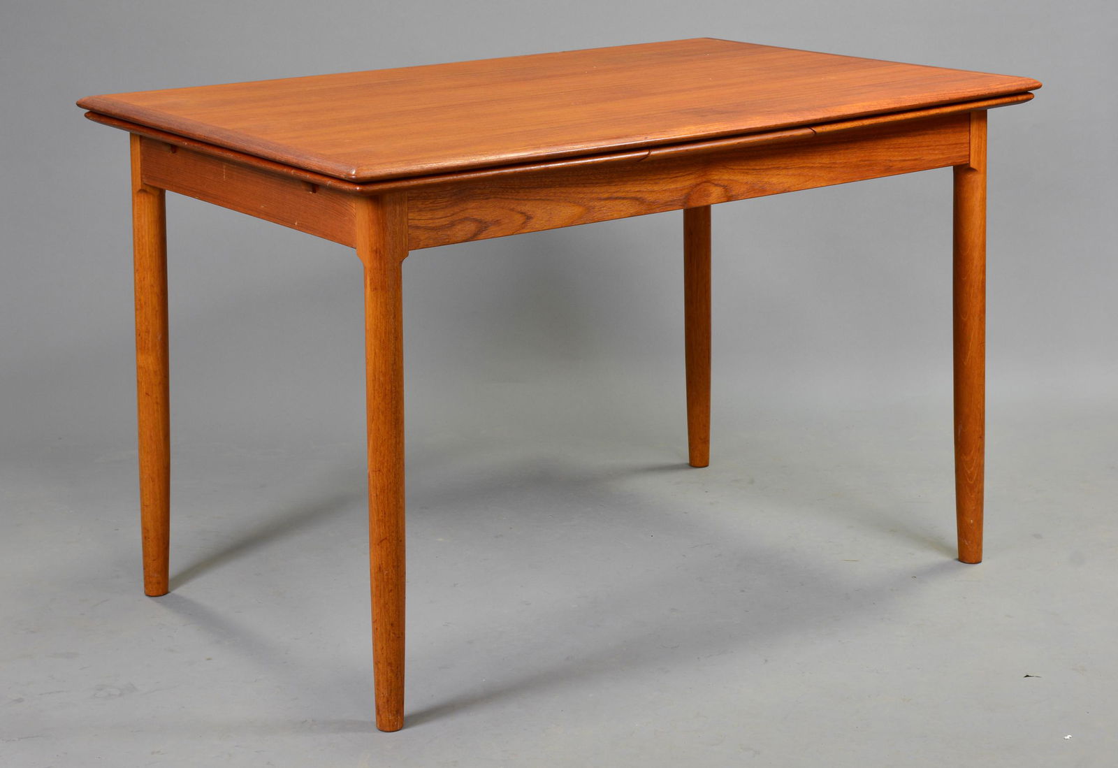 Danish Modern Teak Draw Leaf Dining Table (1 of 5)