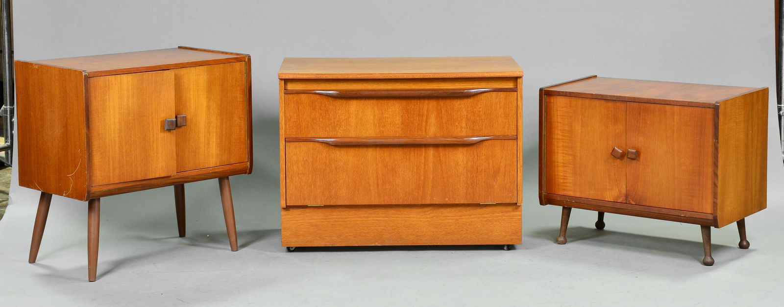 3 Mid Century Modern Small Cabinets (1 of 4)