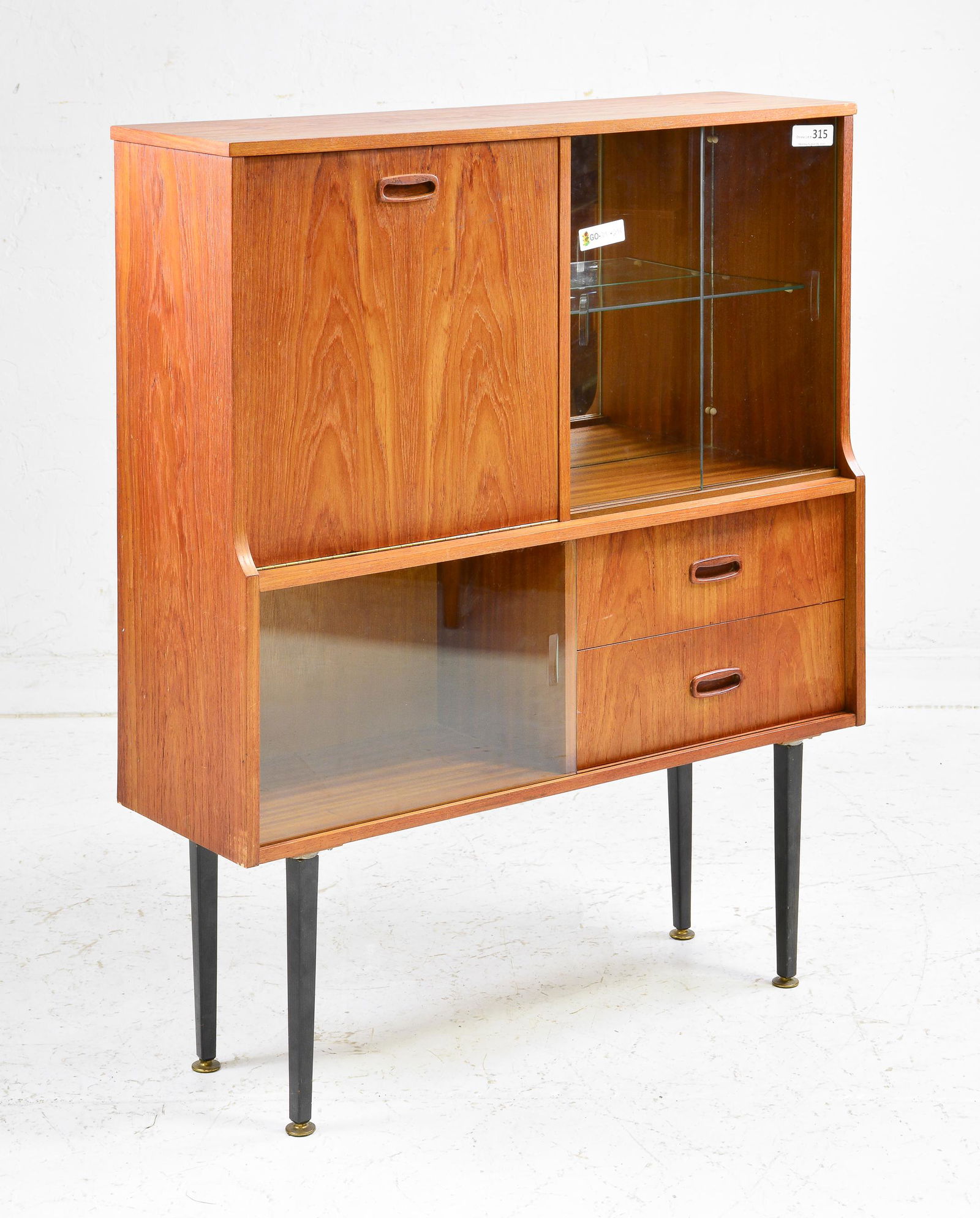 Mid Century Modern Bookcase / Display Cabinet (1 of 3)