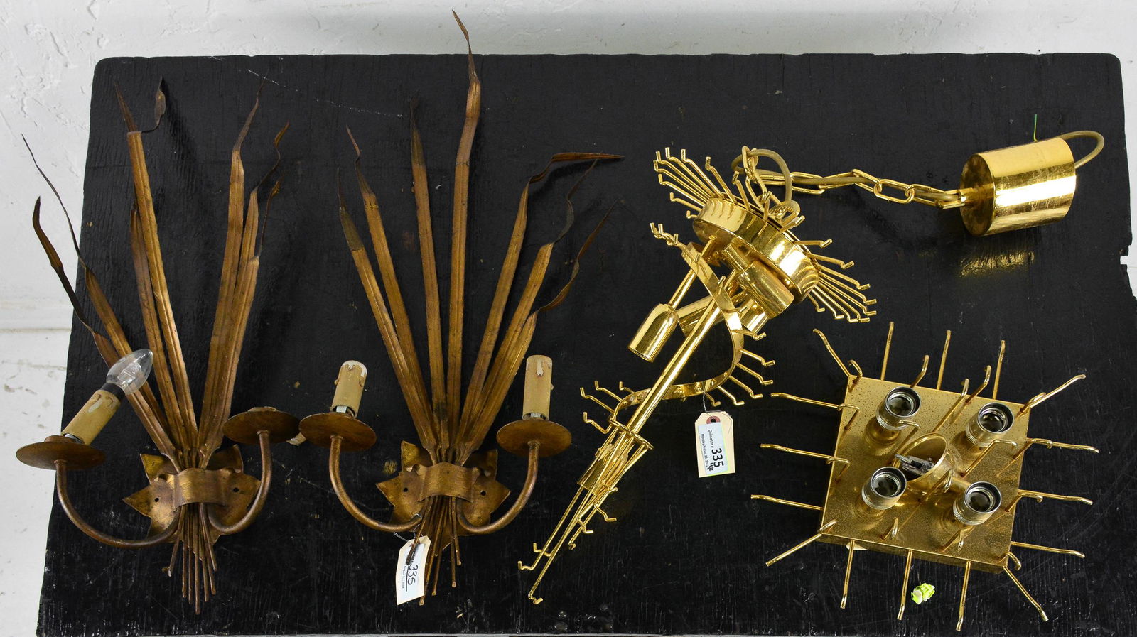 Pair Sconces, Chandelier & Wall Light (1 of 4)