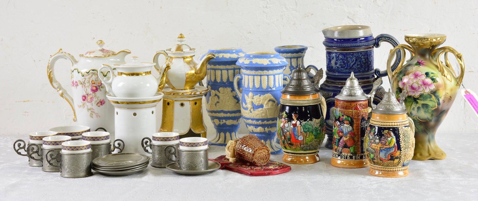 25pcs Assorted China - Steins, Vases, Etc. (1 of 6)