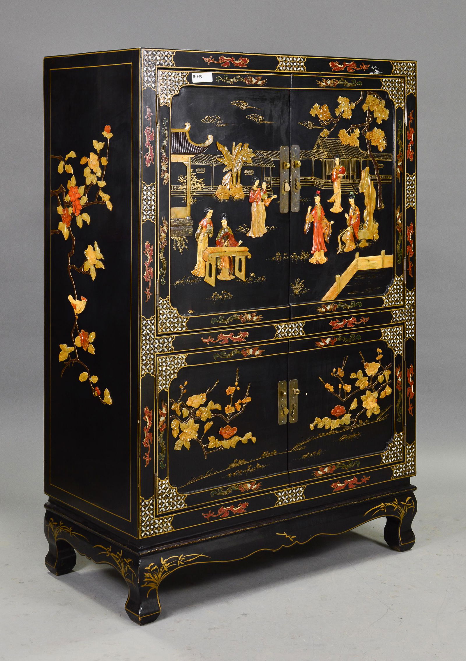 4 Door Asian Cupboard (1 of 5)