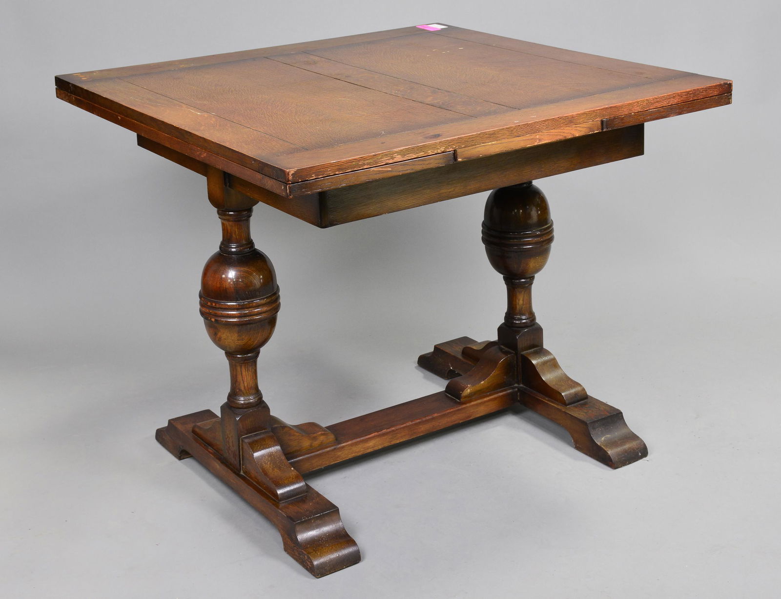 English Oak Draw Leaf Table (1 of 6)