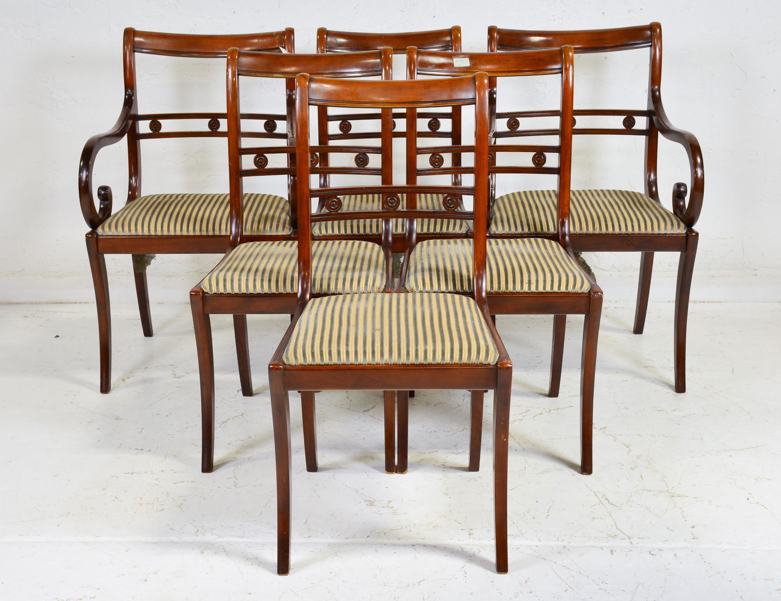 Set Of 6 Mahogany Chairs (1 of 4)