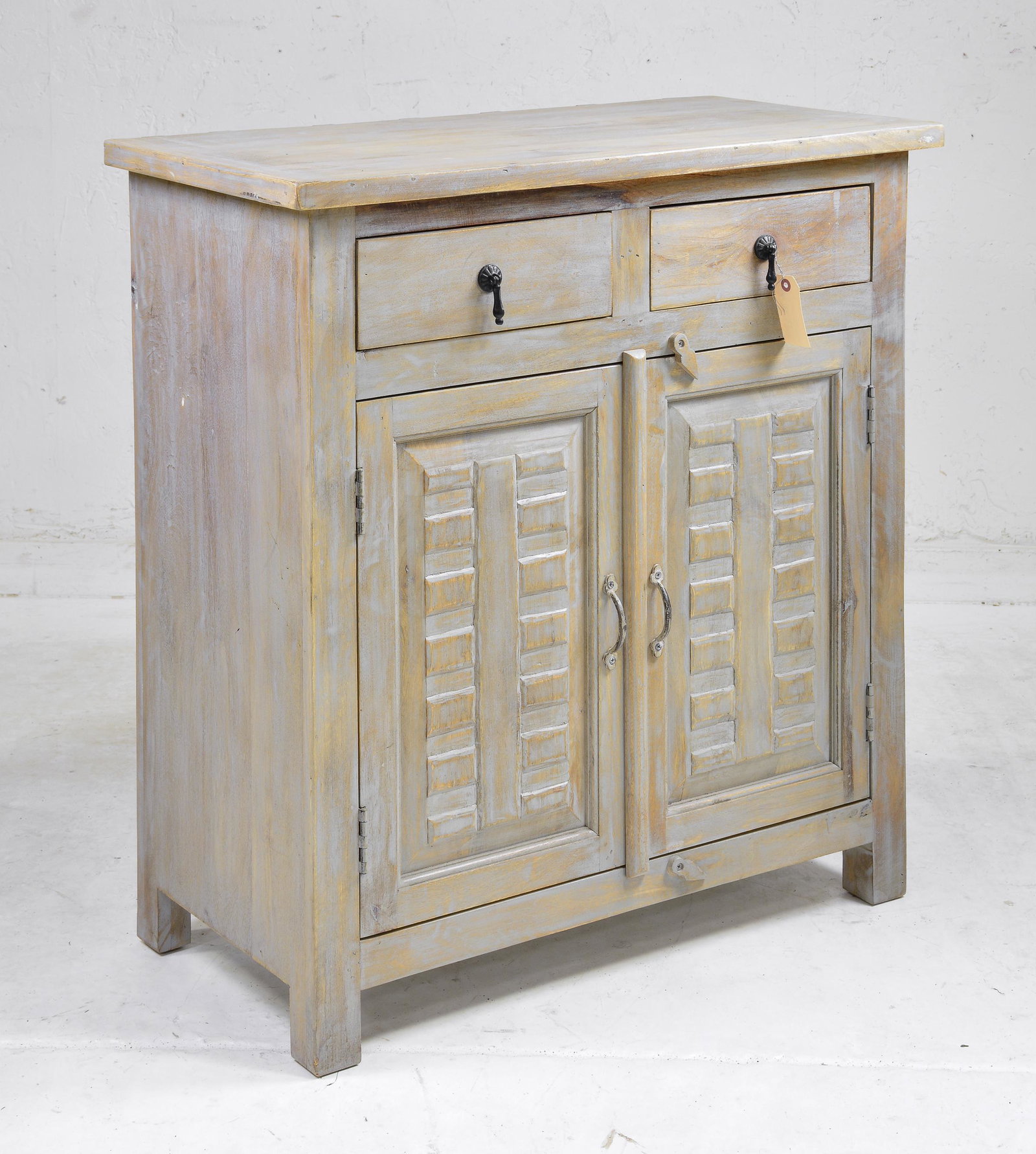 New Item, Painted 2 Drawer 2 Door Cabinet: New Item, Painted 2 Drawer 2 Door Cabinet -