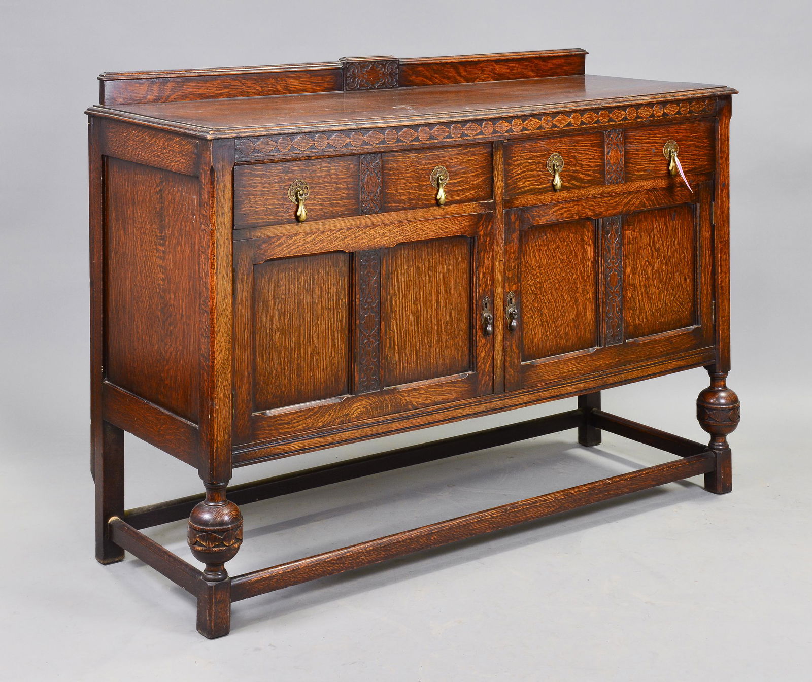 Jacobean Style Oak Sideboard (1 of 3)