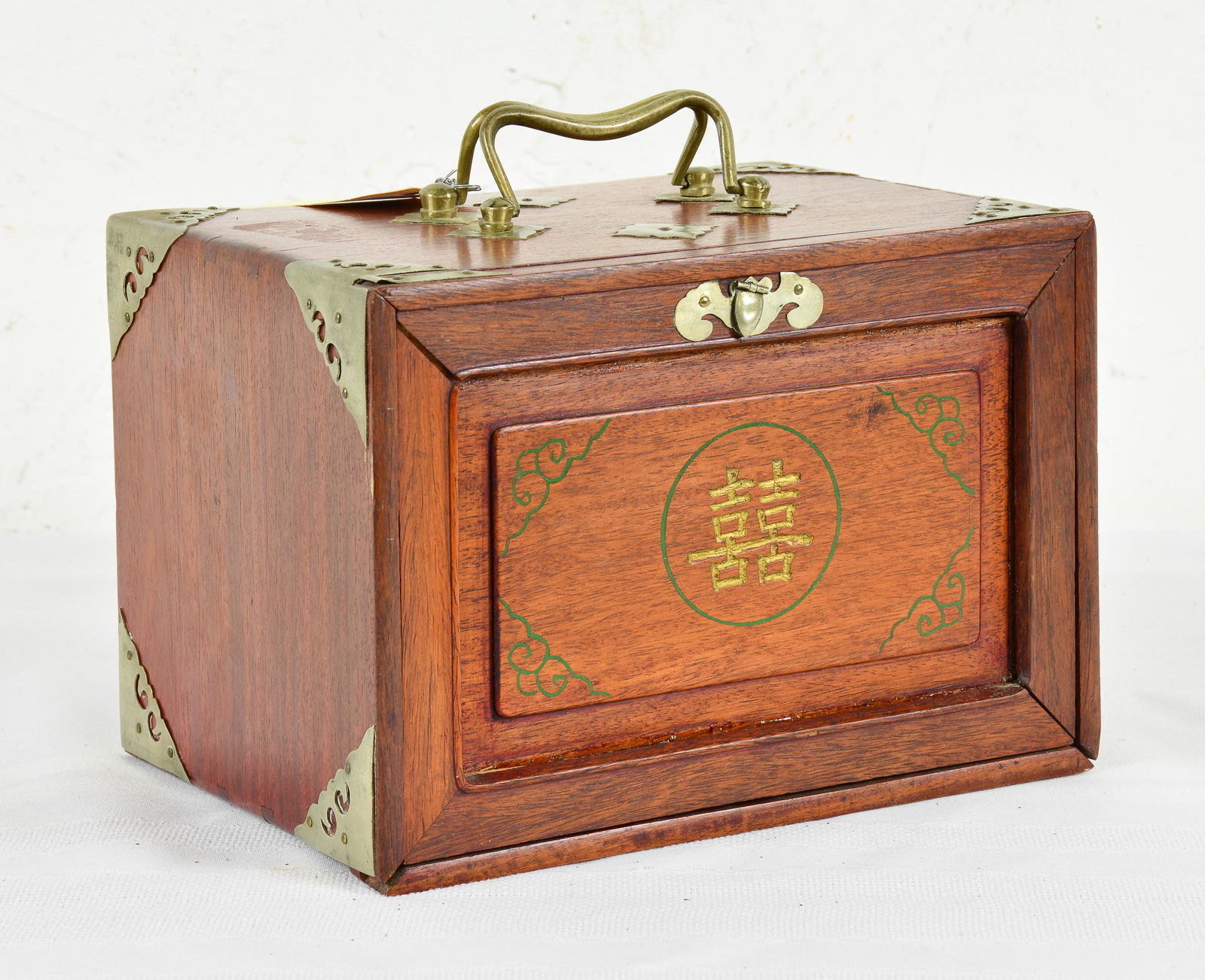 Vintage Mahjong Game Set in Original Mahogany Case (1 of 7)