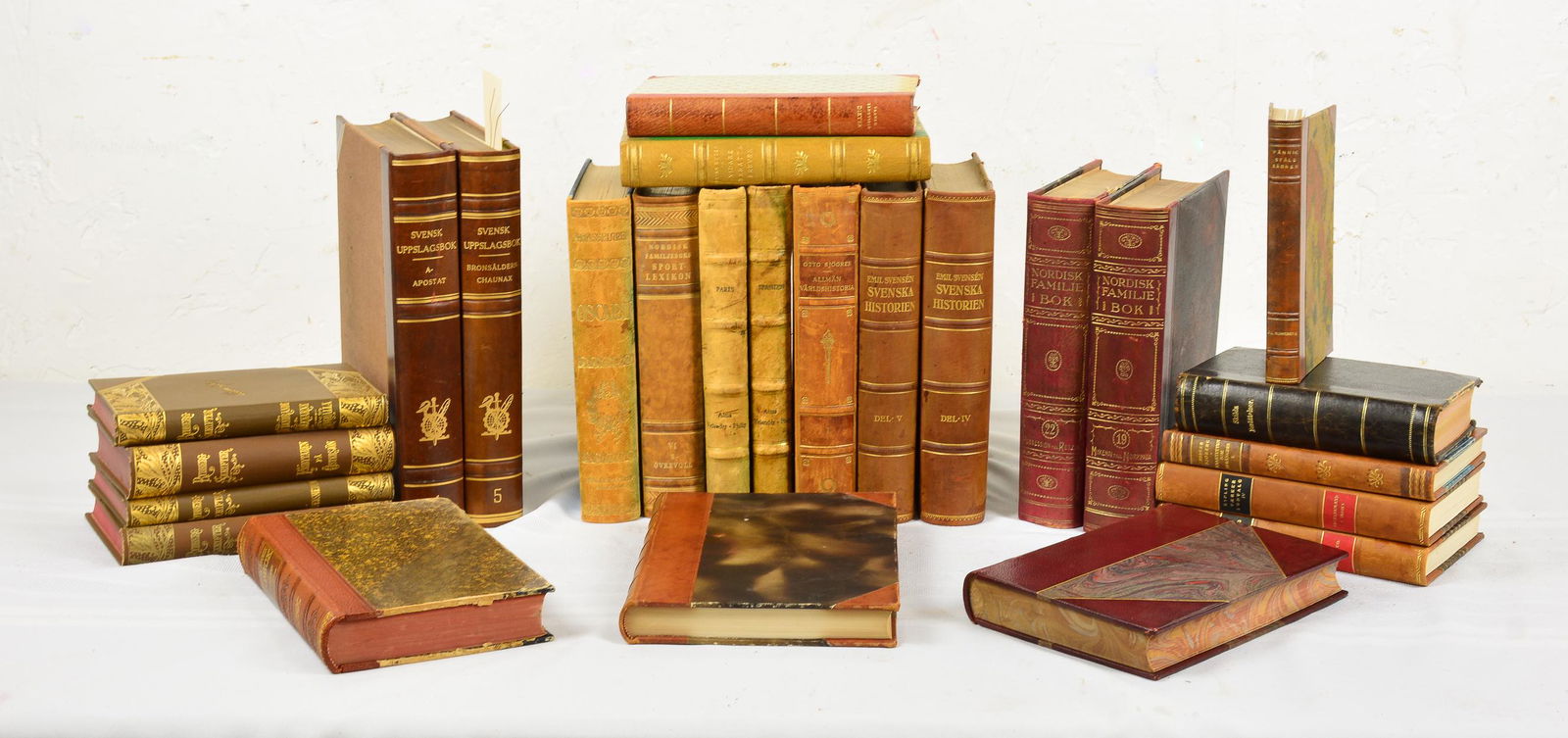 25 Assorted European Leather Books #1 (1 of 8)
