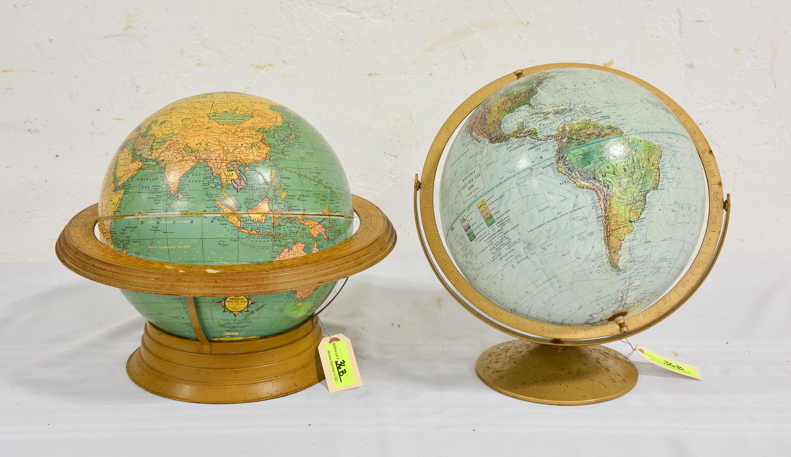 2 Vintage World Globes (1 of 4)