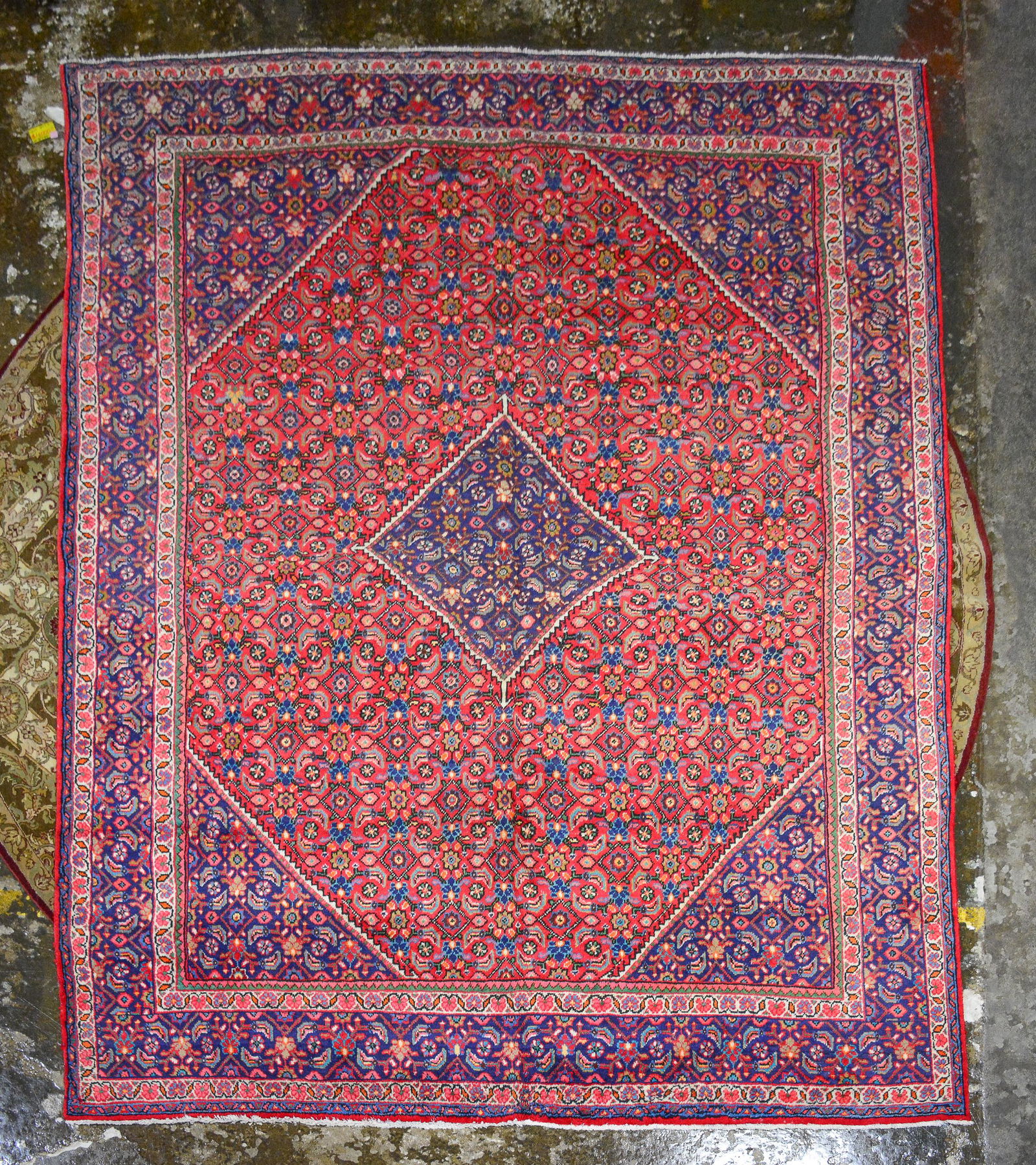 Persian Mahal Hand Knotted Rug - 9'7 x 12'10 (1 of 4)