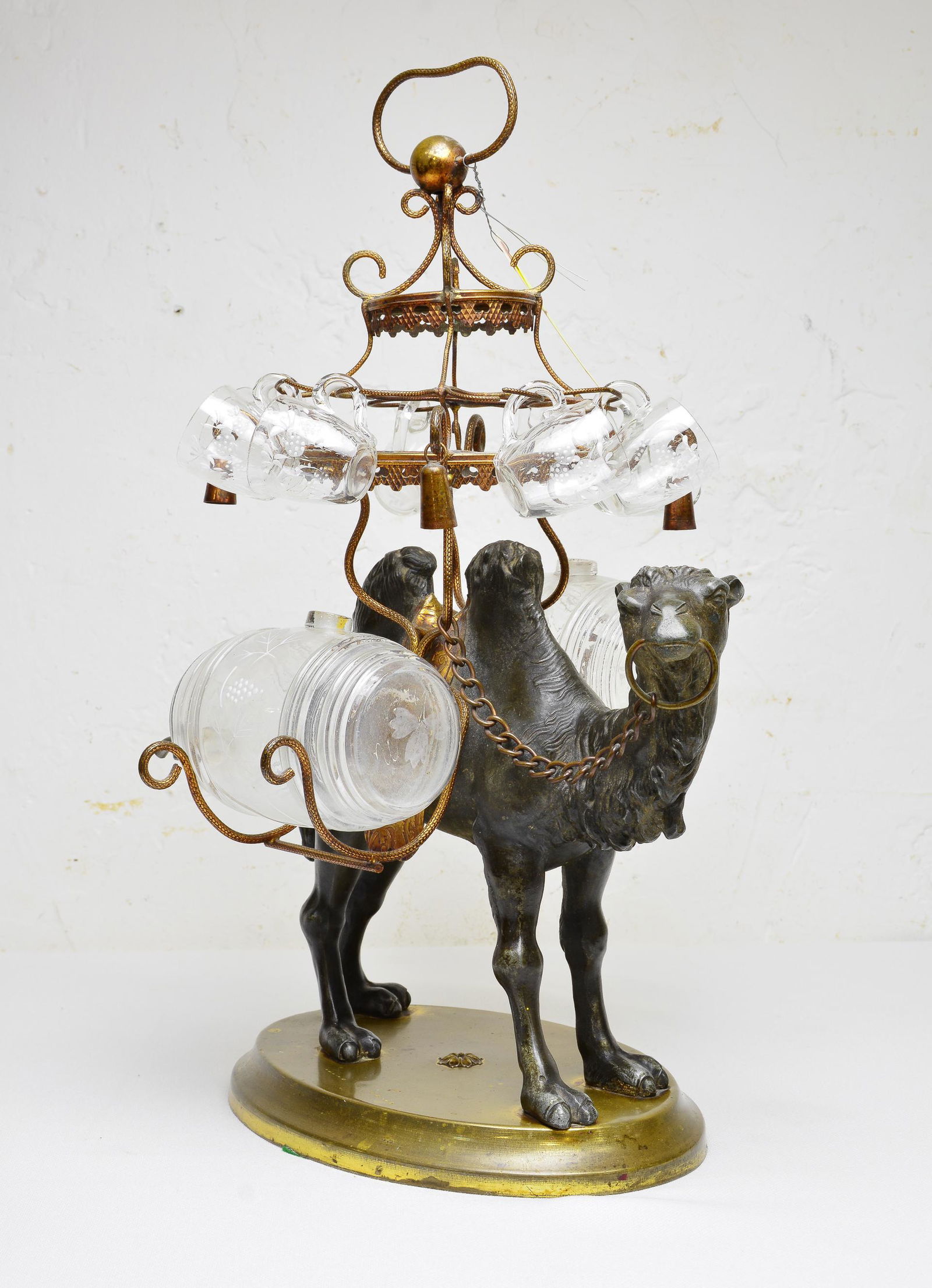 Bronze Camel Figure Drinks Set (1 of 2)
