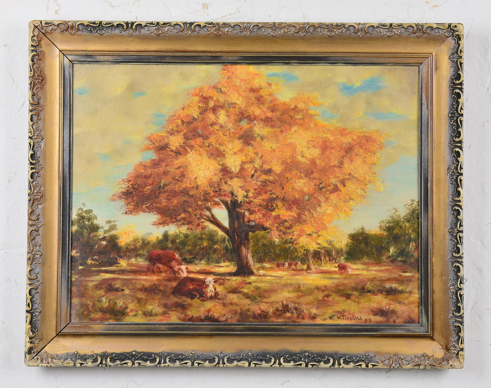 "Autumn Afternoon" Oil on Board by William Turnbull (1 of 4)