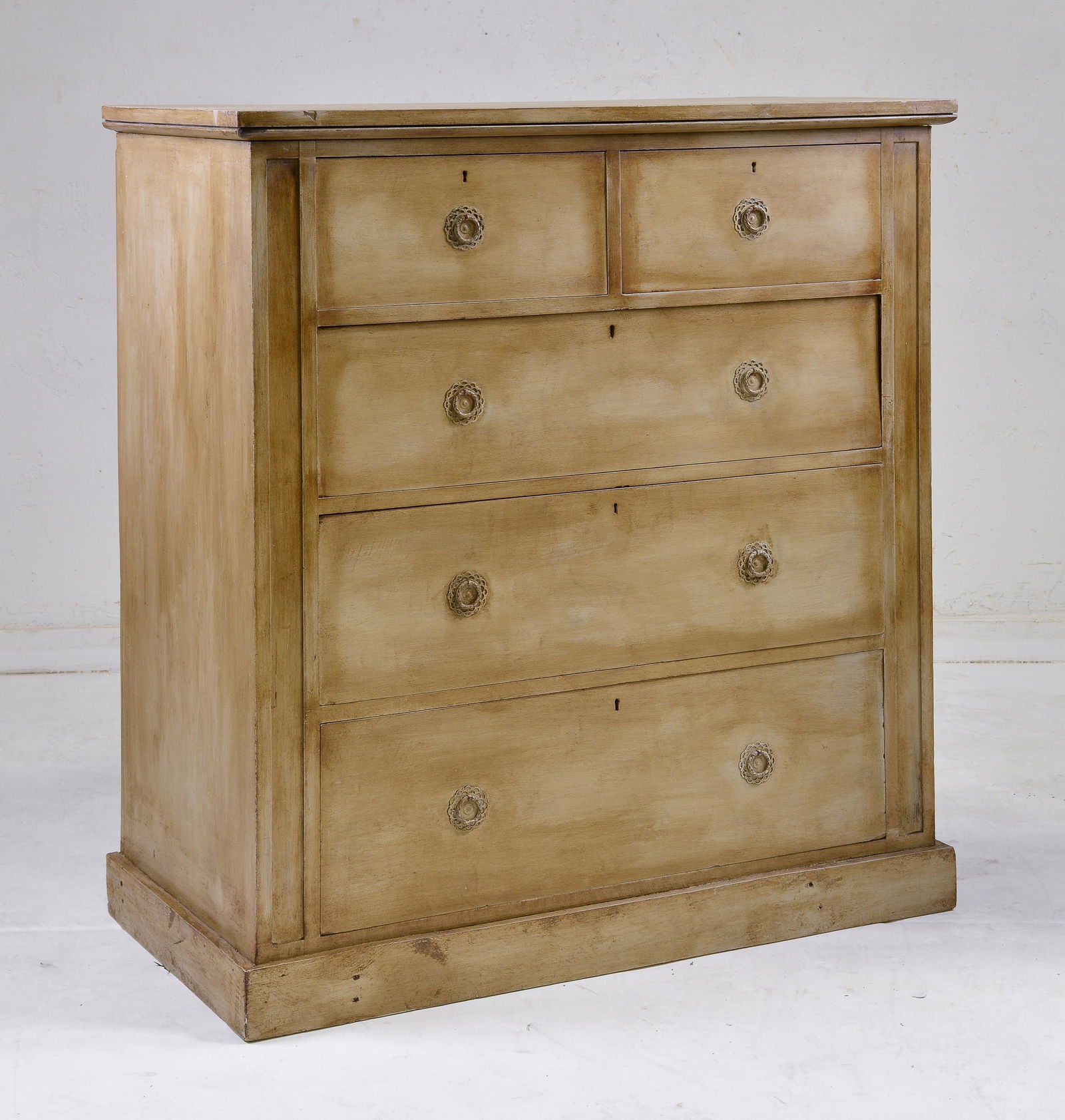British Painted 5 Drawer Chest (1 of 5)