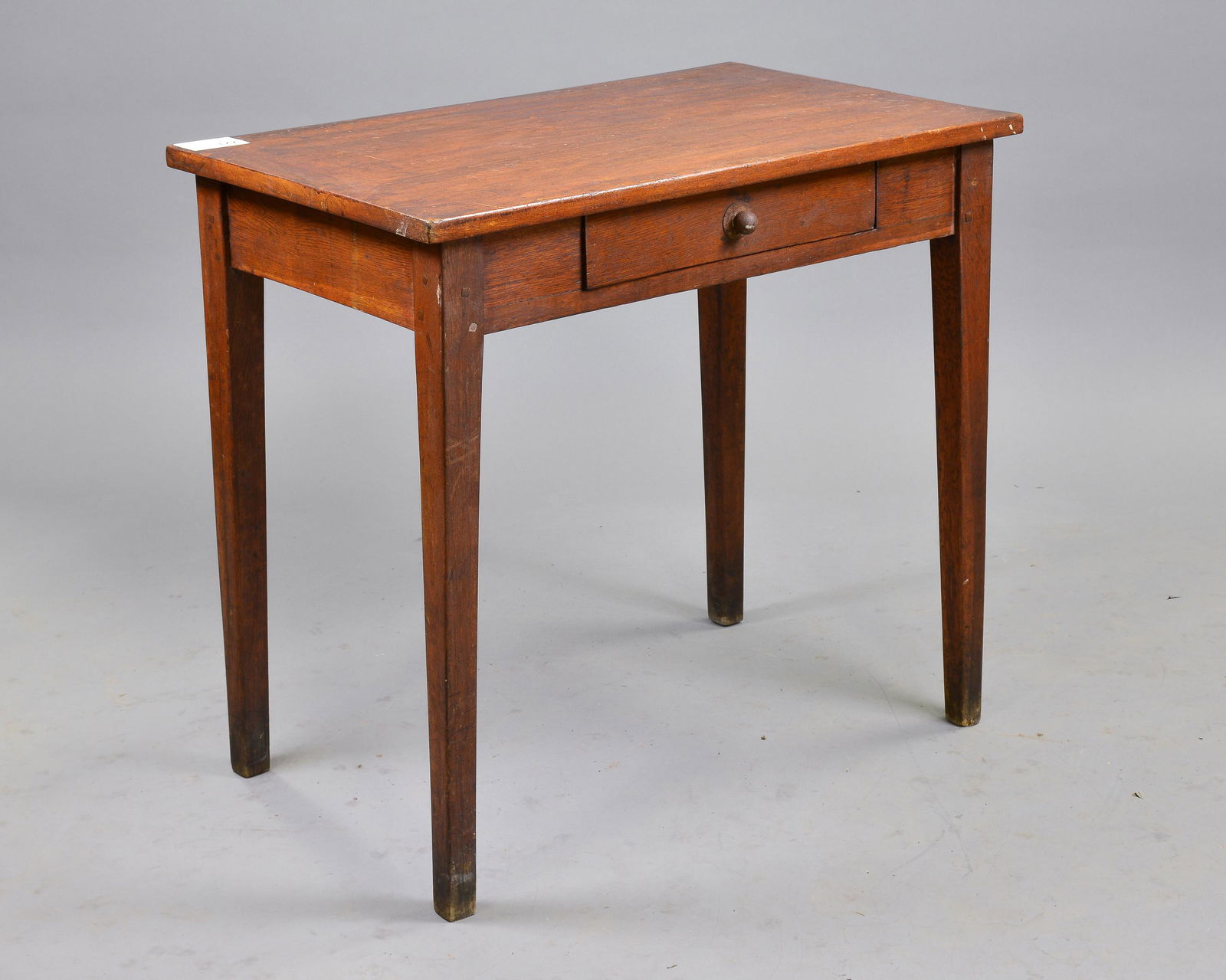 European Oak Single Drawer Table (1 of 4)