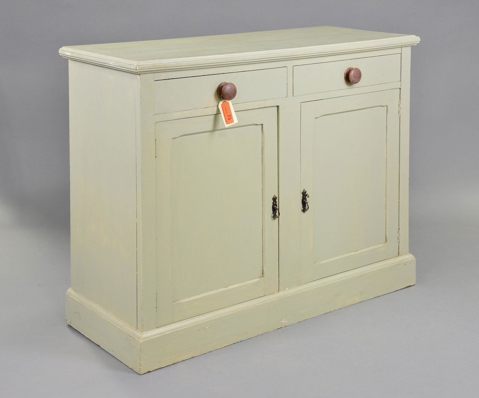 British Painted 2 Drawer 2 Door Cupboard / Base (1 of 4)