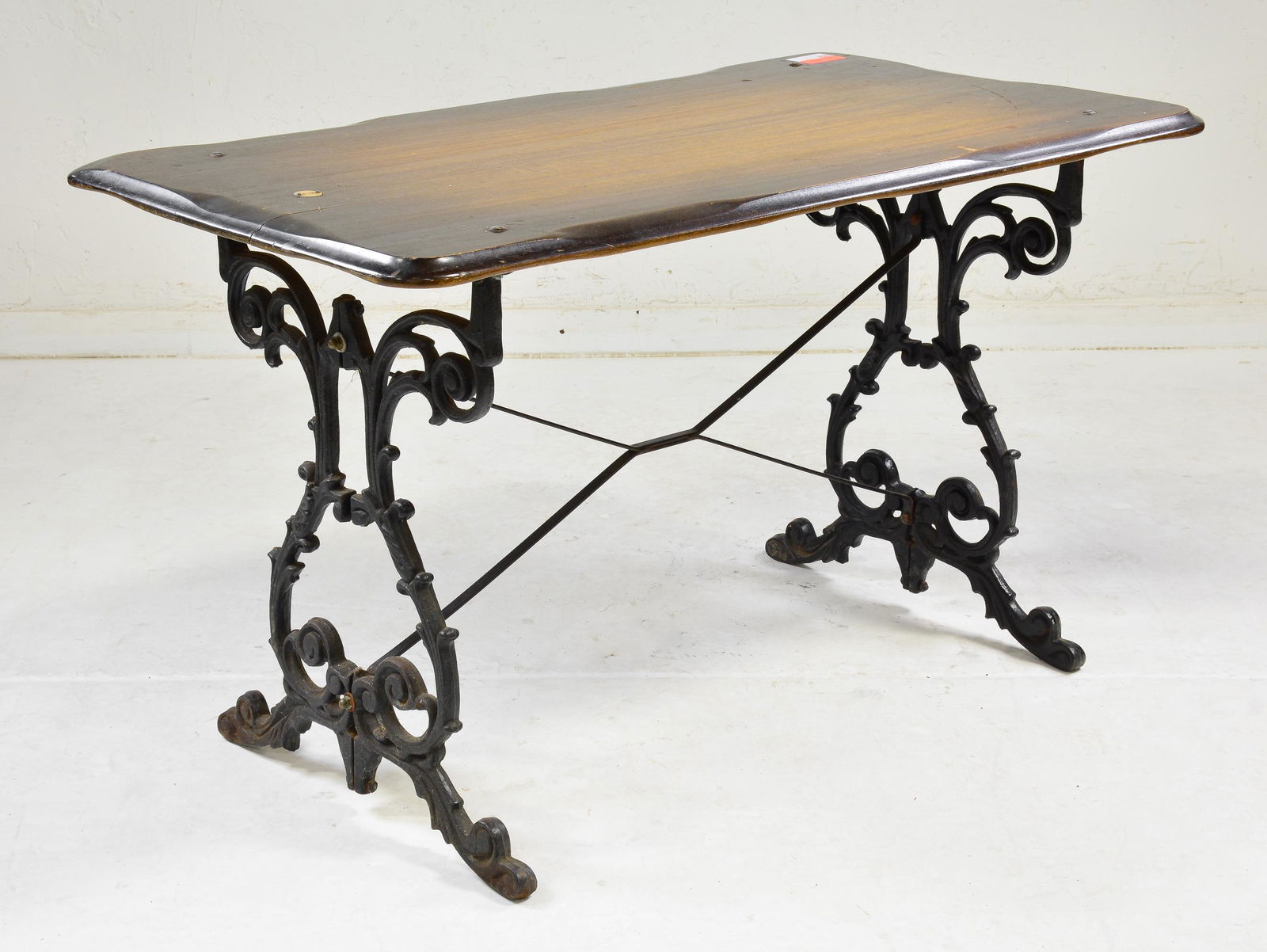 British Iron Base Rectangular Pub Table #3 (1 of 7)