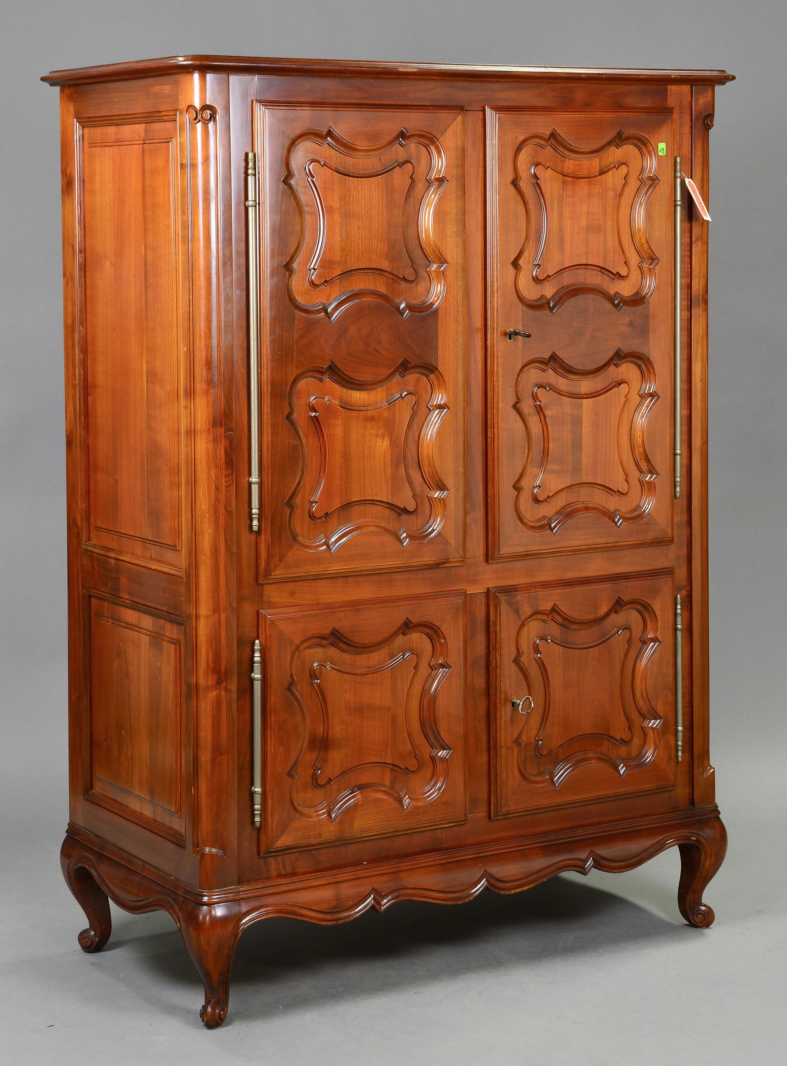 Louis XV Style 4 Door Cupboard / Bar Cabinet (1 of 3)