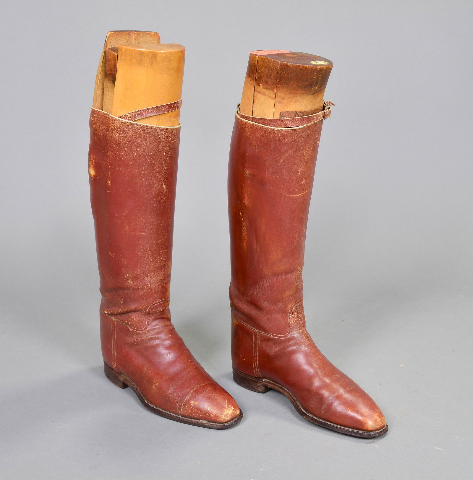 Pair Vintage Leather Riding Boots (1 of 4)