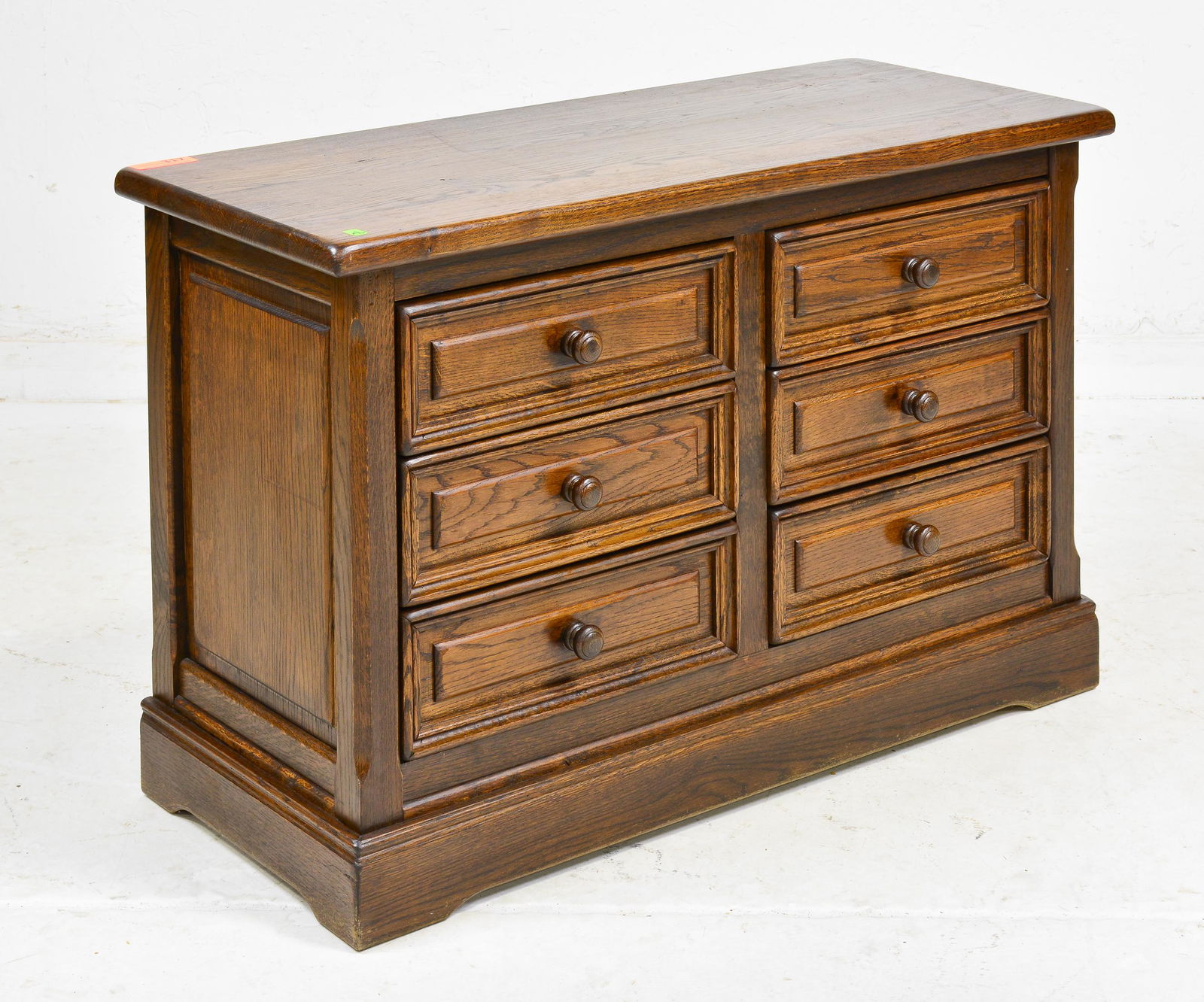 European Oak 6 Drawer Low Chest (1 of 3)