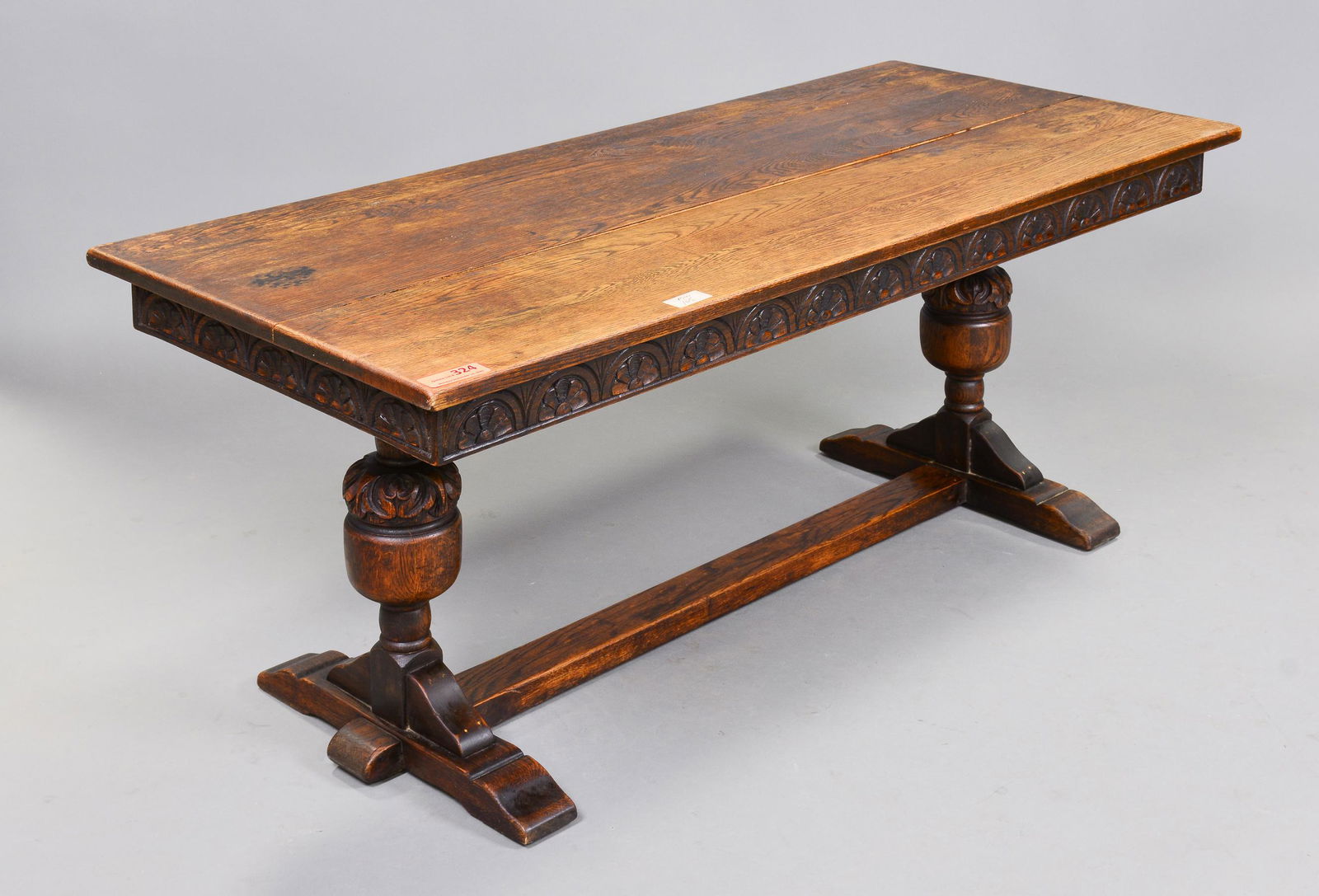 English Carved Oak Coffee Table (1 of 5)
