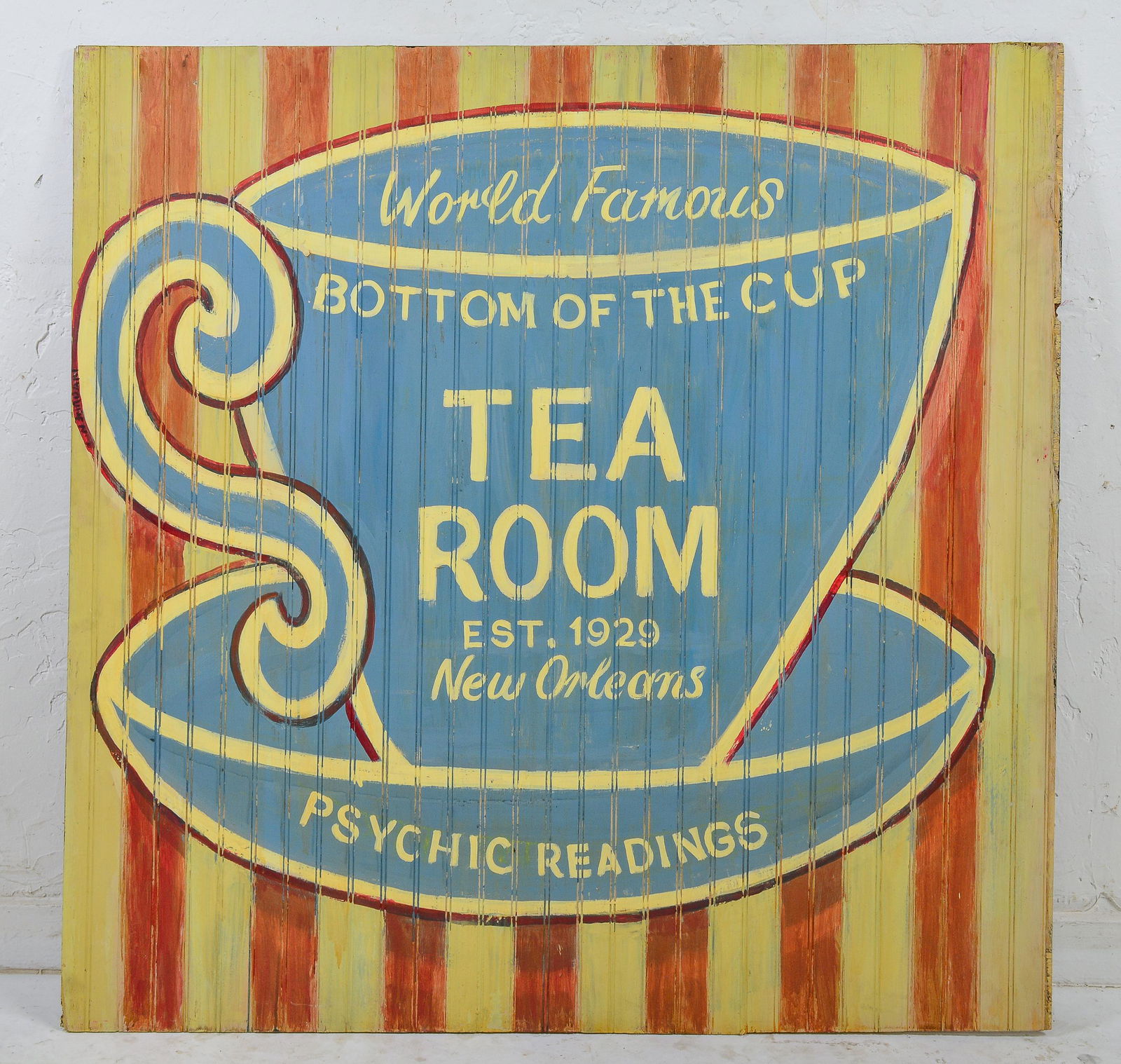 Handpainted  Sign  - Bottom of the Cup Tearoom (1 of 4)