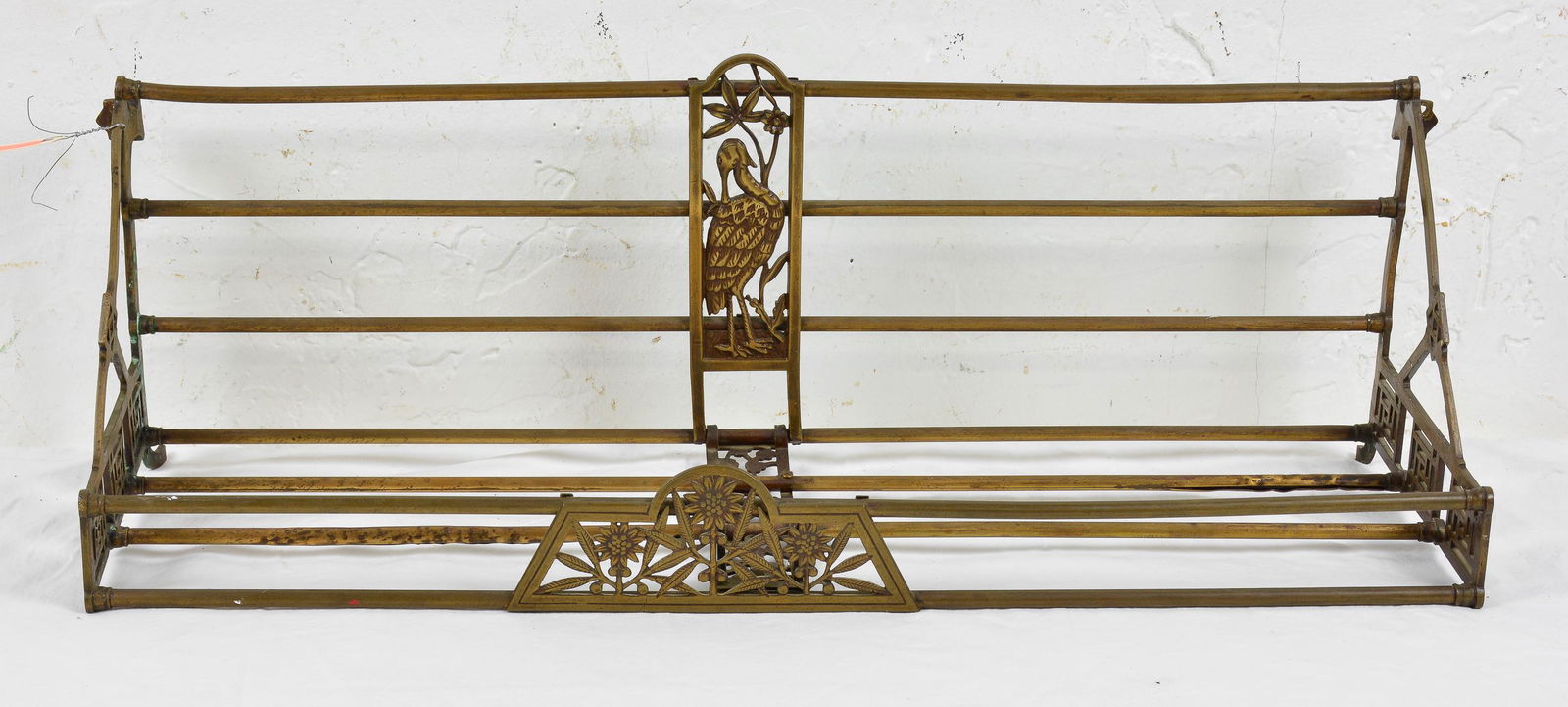 Brass Book Rack Circa 1915 (1 of 2)