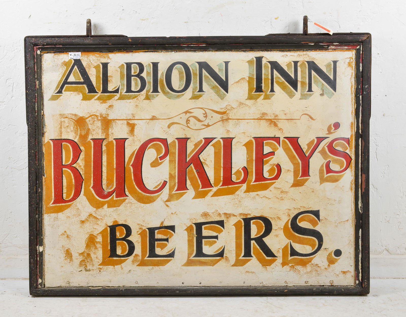 Double Sided British Albion Inn "Buckley's Beer" Sign (1 of 4)