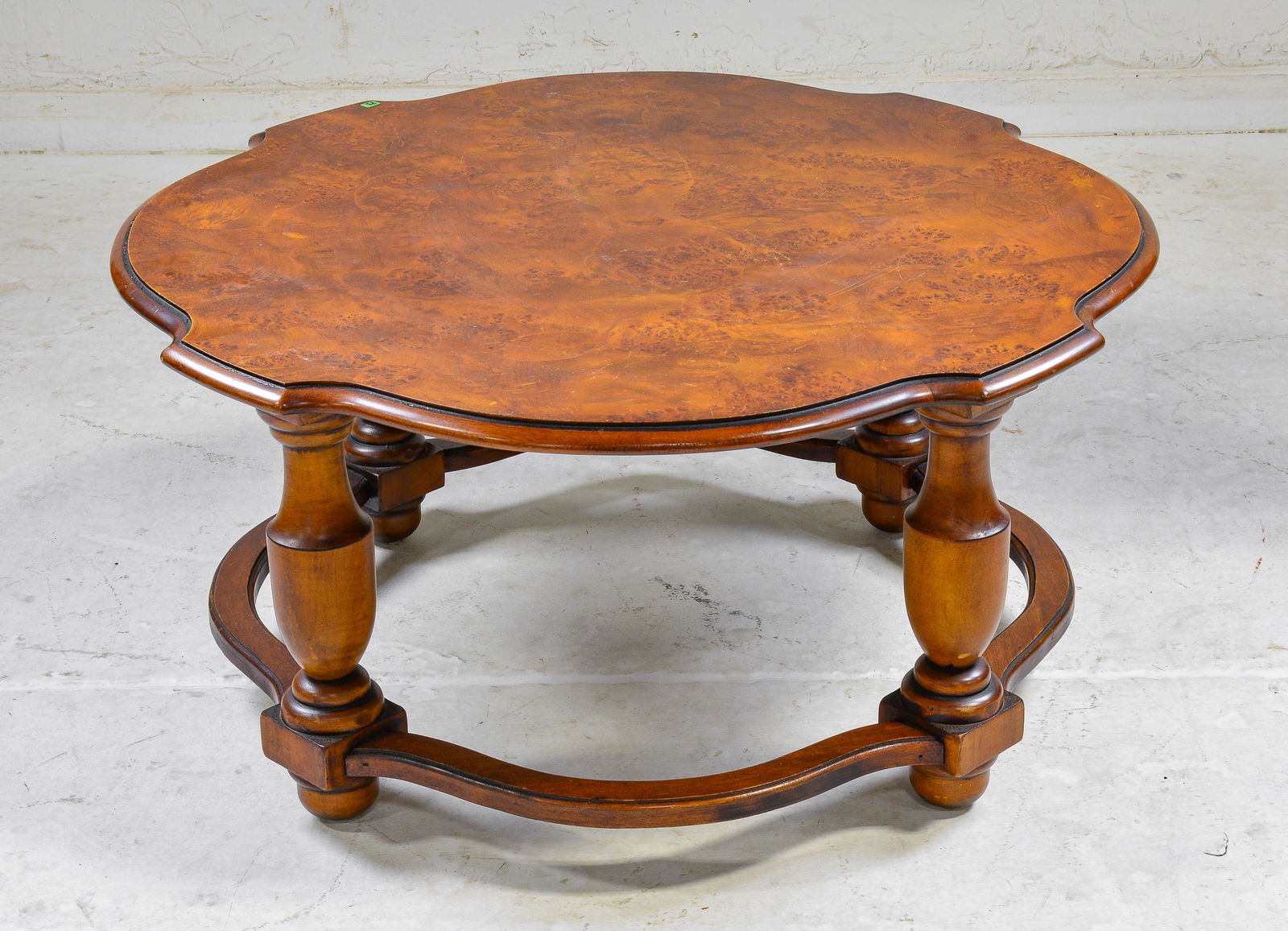 Round European / Baroque Style Coffee Table (1 of 4)