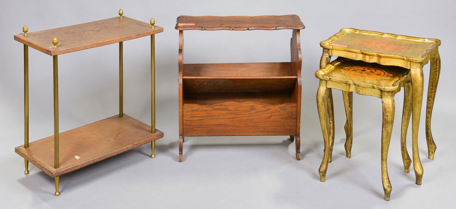 Side Table, Florentine Nest, Magazine Rack (1 of 5)
