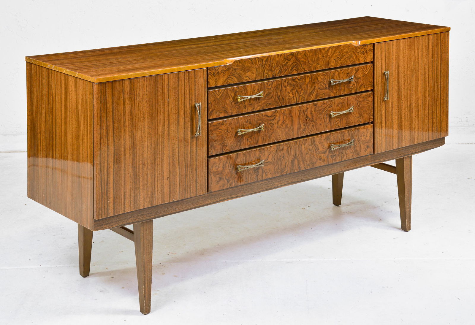 Mid Century Laminate Sideboard with Metal Hardware (1 of 6)
