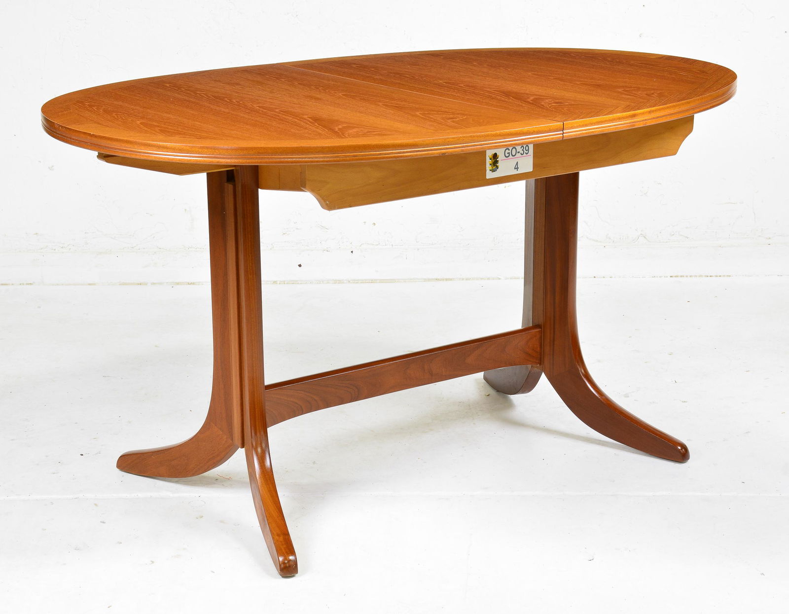 Oval Mid Century Modern Dining Table (1 of 5)