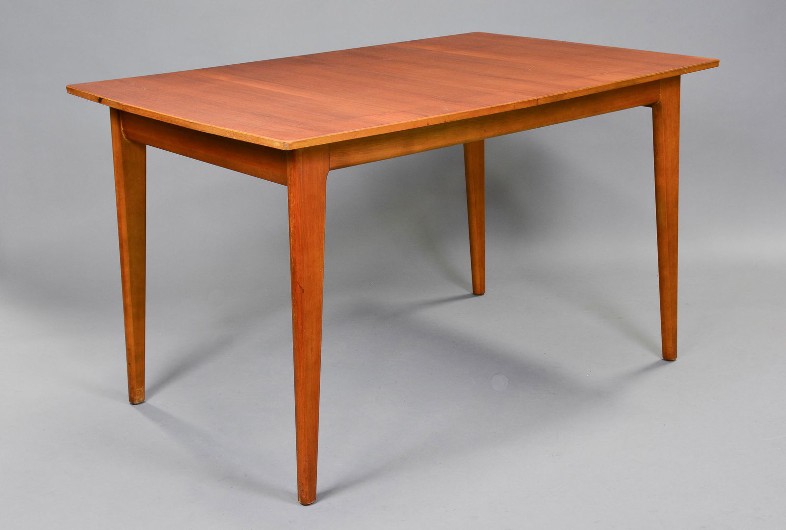 Mid Century Modern Dining Table with Damaged Leaf (1 of 4)