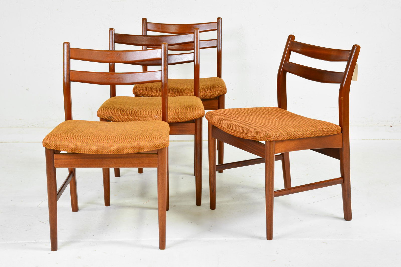 4 Mid Century Modern Upholstered Chairs (1 of 3)