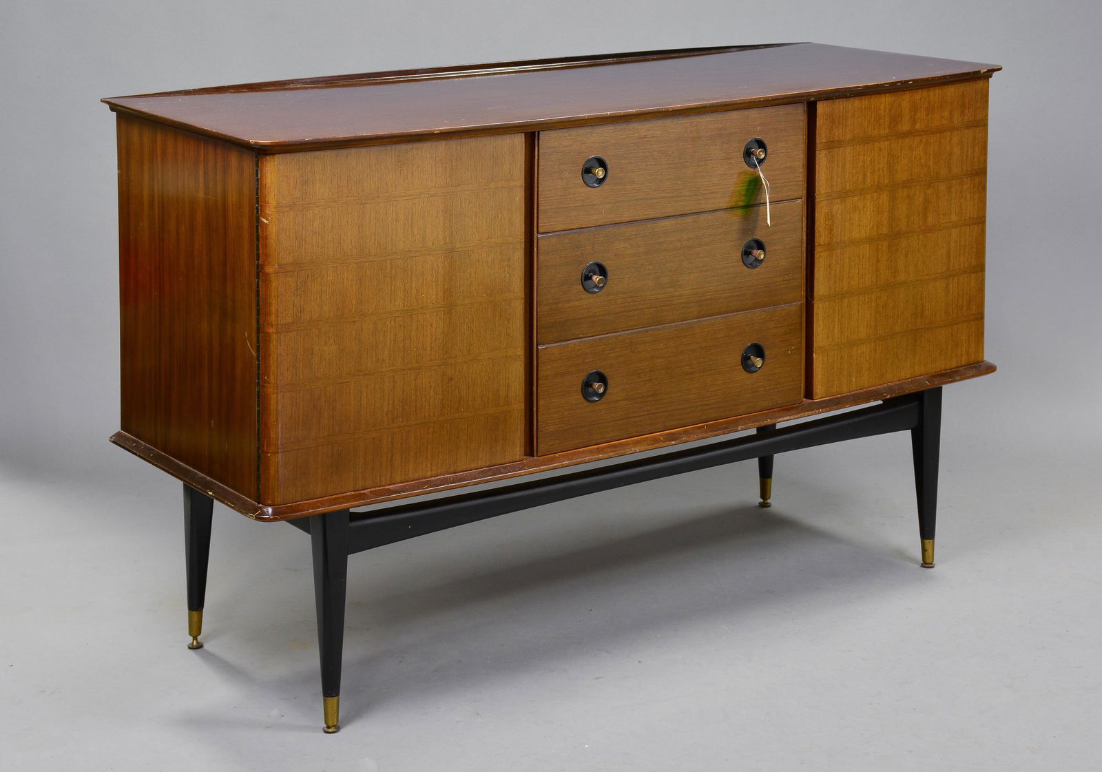 Mid Century Modern Sideboard by Wrighton: Danish Modern Style Credenzas - 35 in tall x 56 x 21
