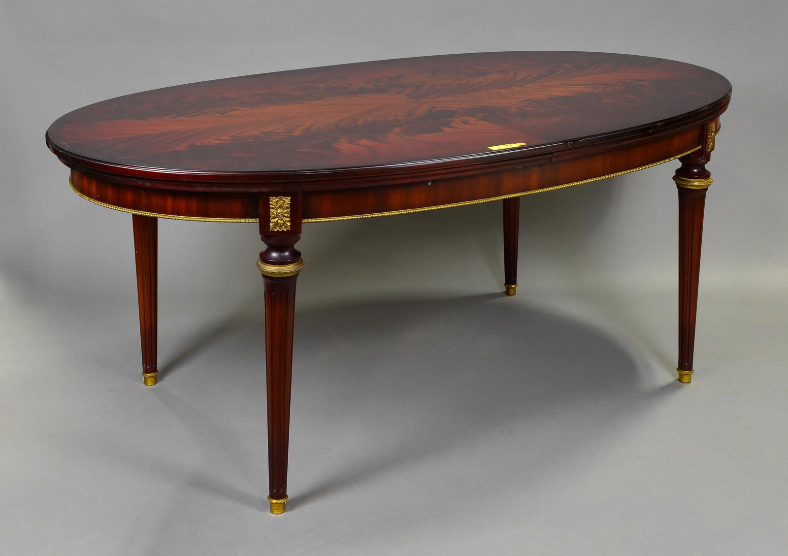 Louis XVI Style Oval Draw Leaf Dining Table (1 of 8)