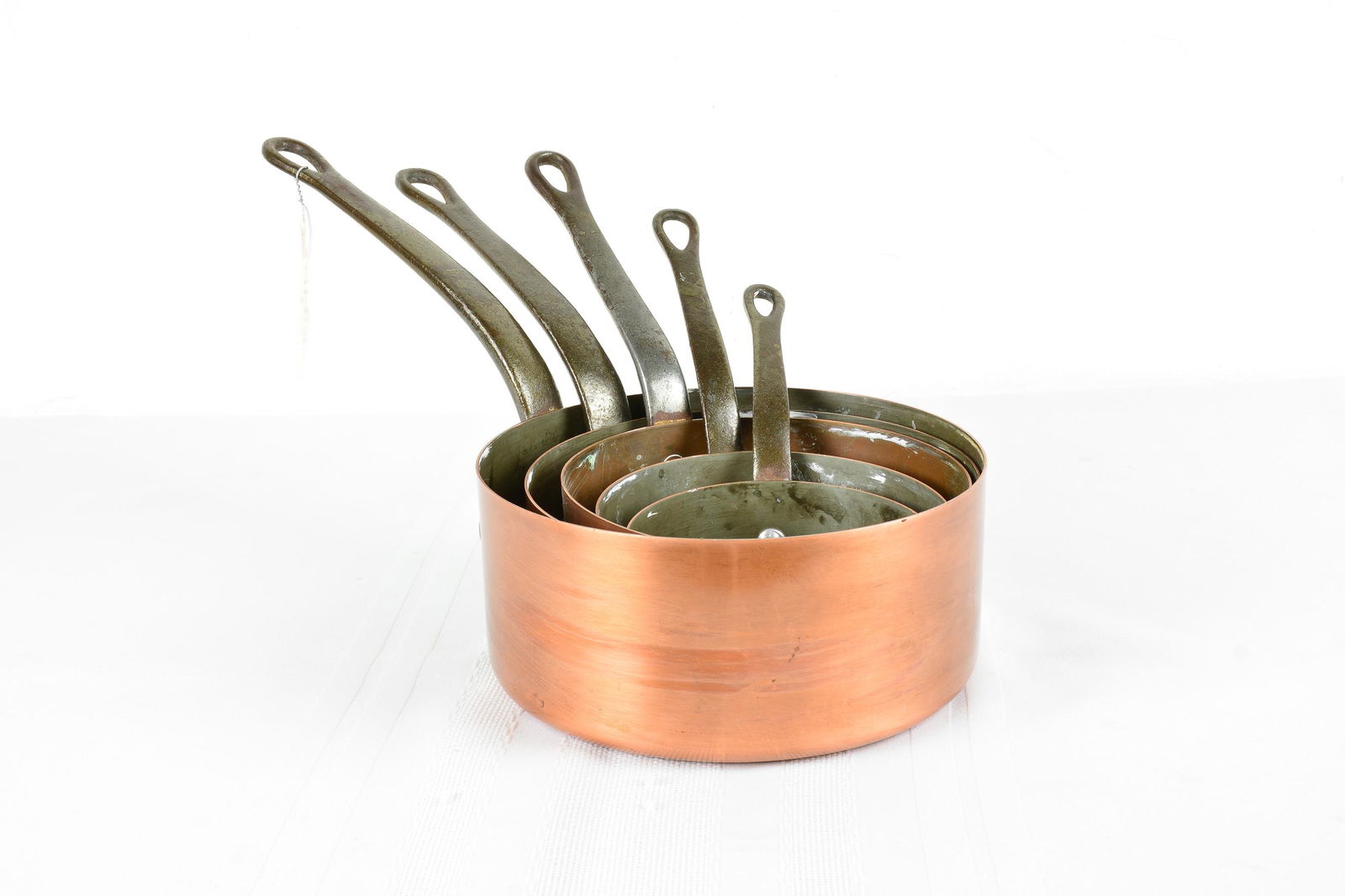 5 Copper Sauce Pans (1 of 4)