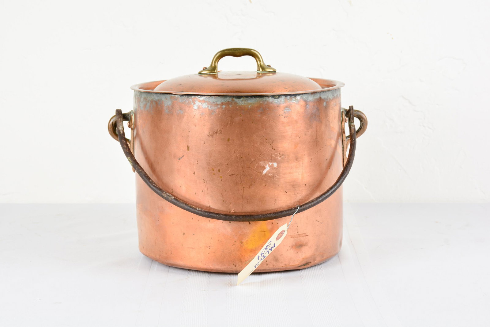 Copper Pot with Lid: Copper Pot with Lid - 11 in tall x 13 x 11