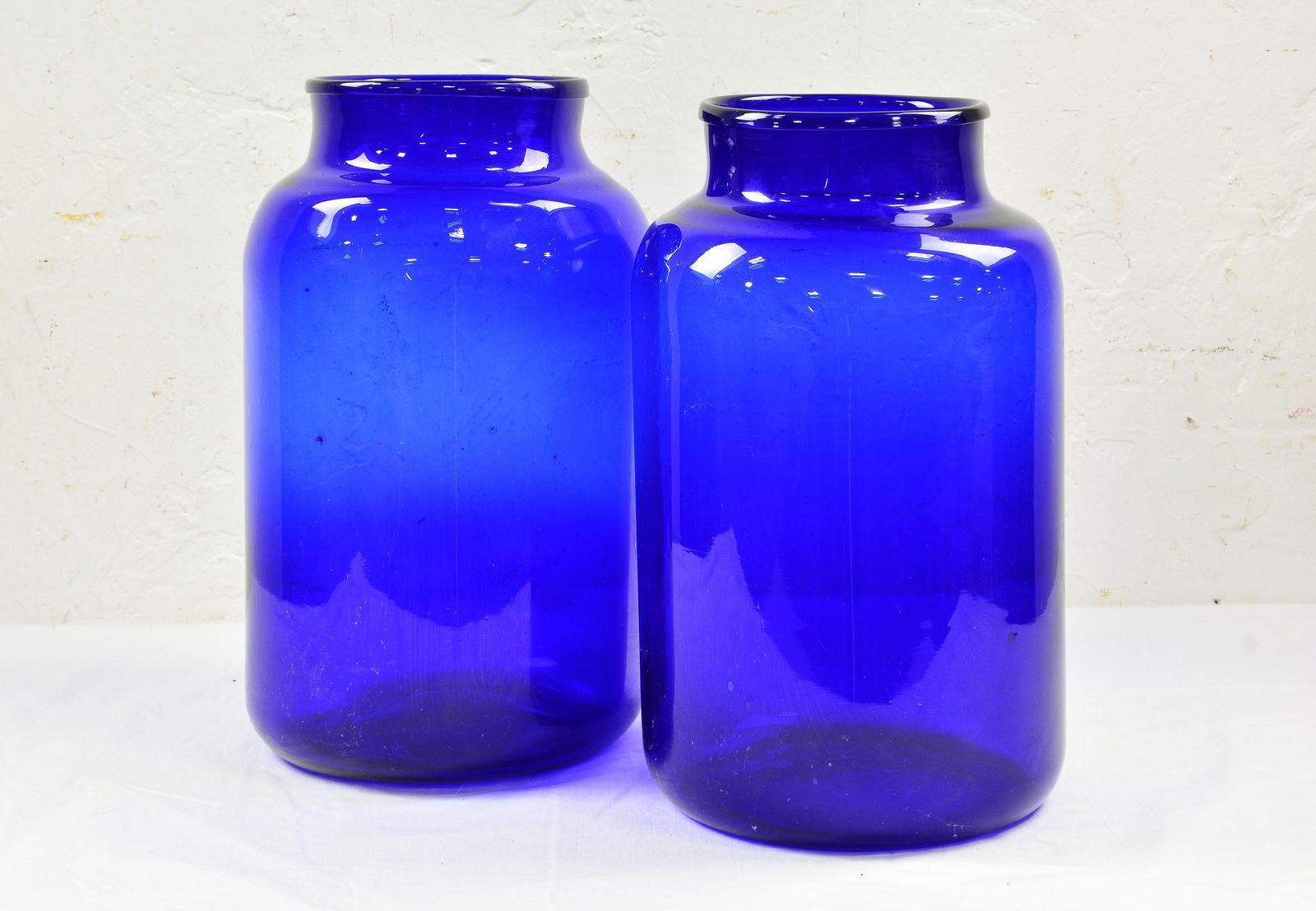 2 Cobalt Blue Glass Jars (1 of 4)