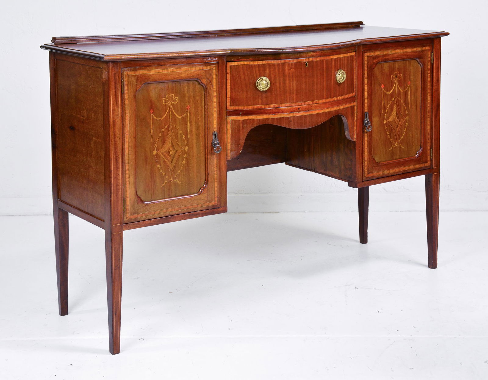 English Mahogany Inlaid Server / Sideboard (1 of 4)