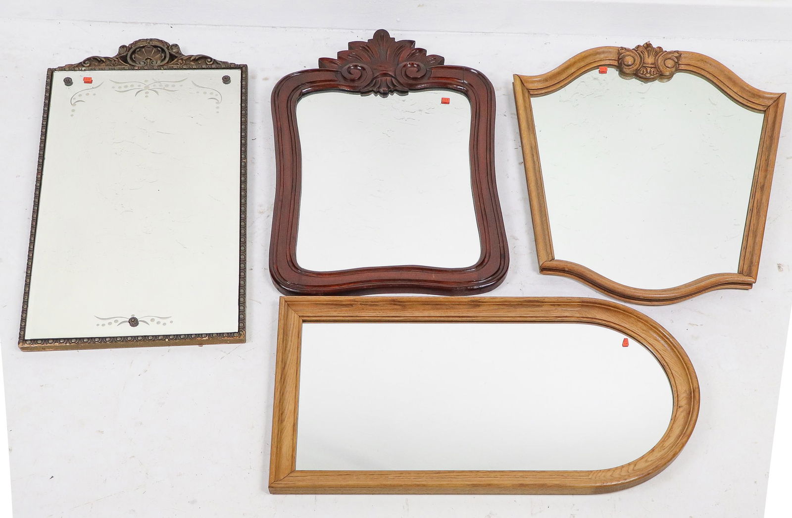 4 Assorted Framed Mirrors (1 of 4)
