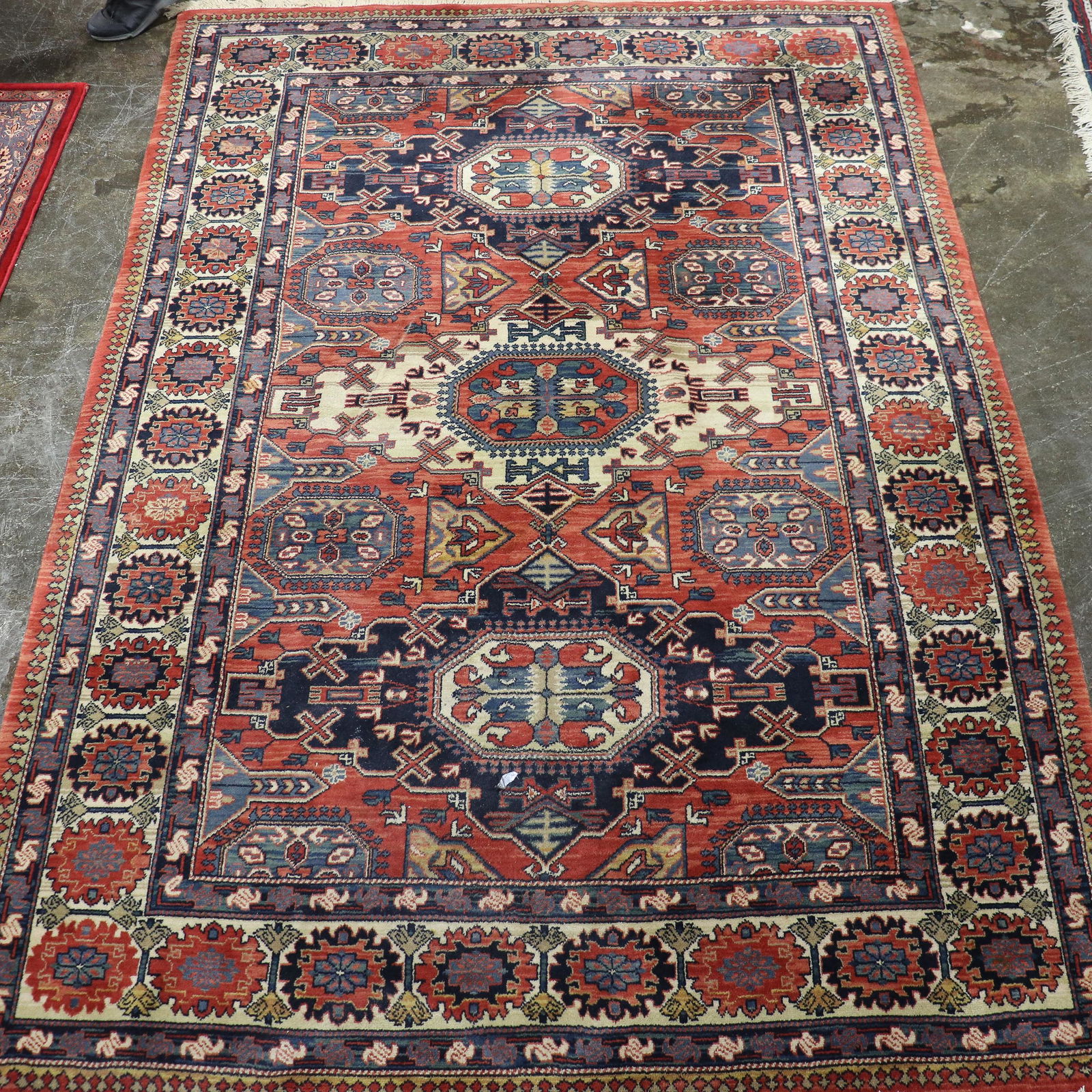 Room Size Hand Knotted Rug - 9'10 x 6'7 (1 of 3)