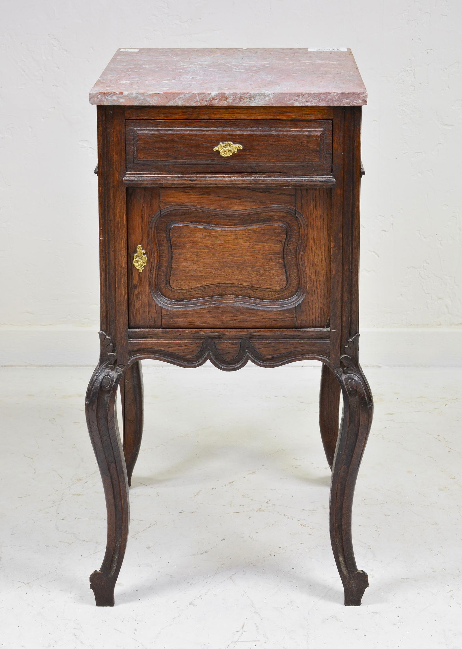 Louis XV Style Marble Top Pot Cupboard / Nightstand (1 of 5)